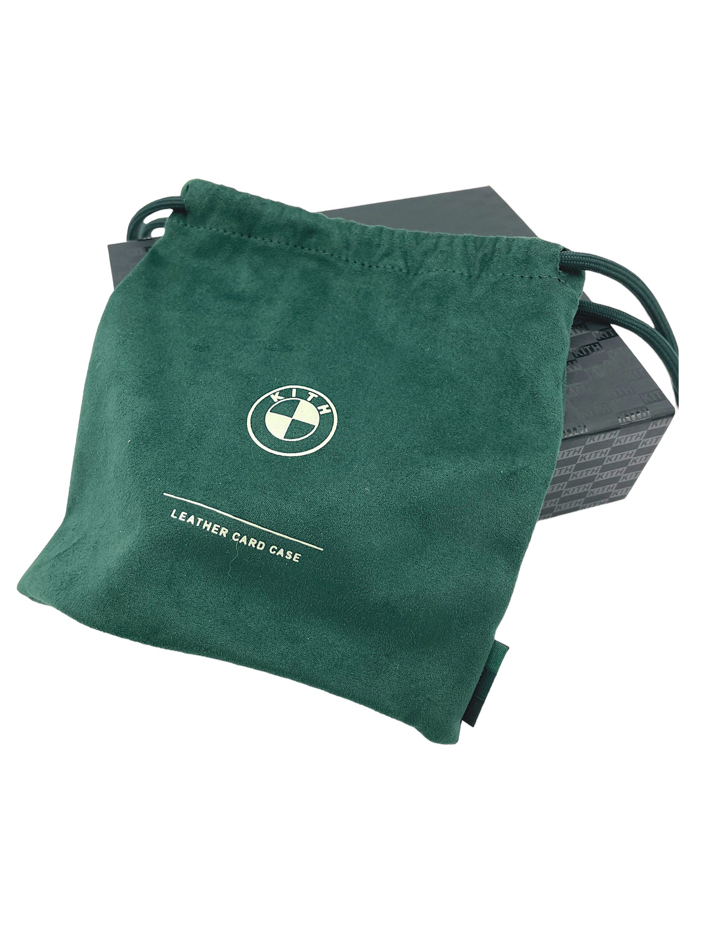 Kith Forest Green BMW Limited Edition Leather Card Holder
