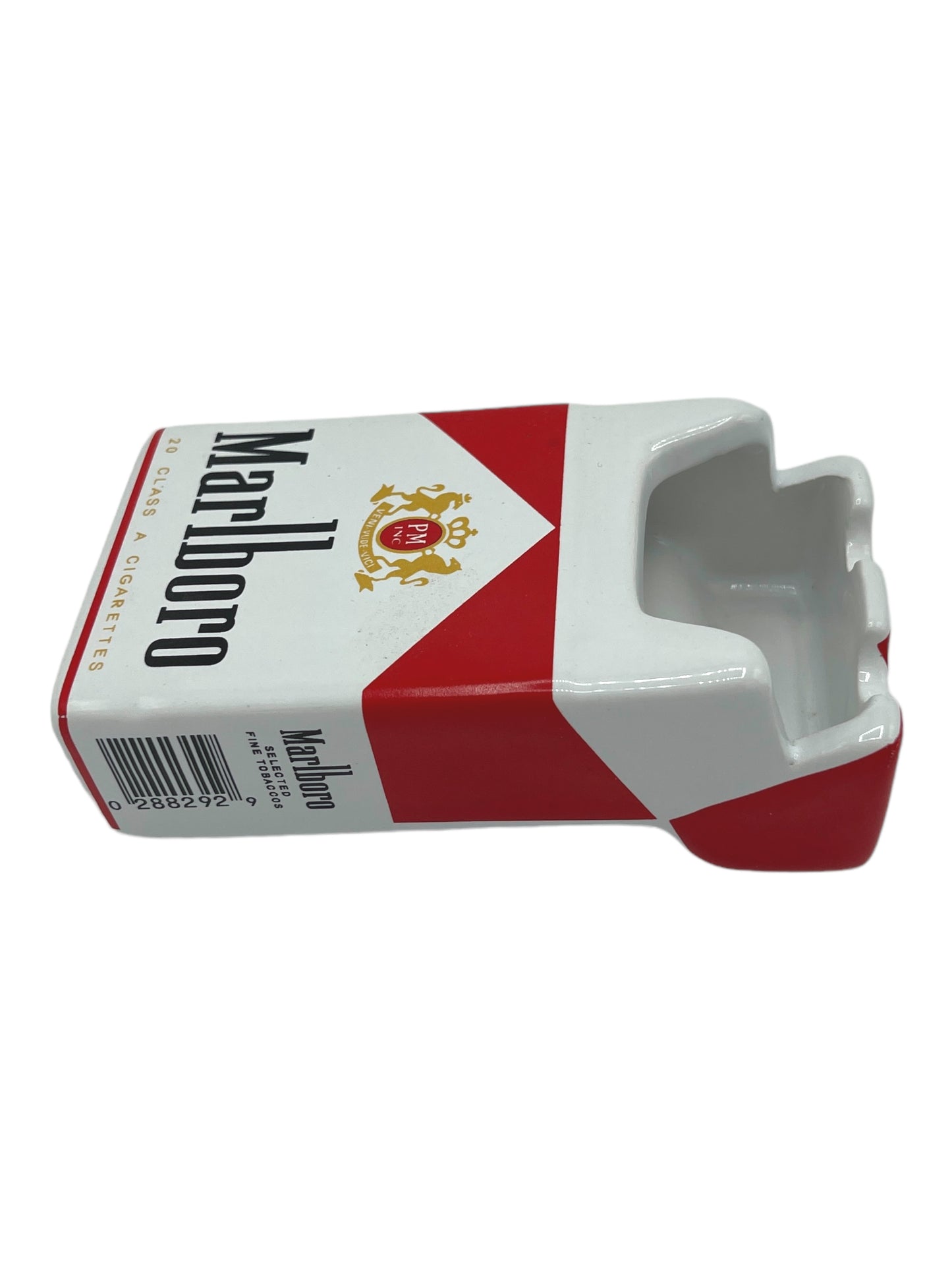 Marlboro Glass Cigarette Case Ashtray