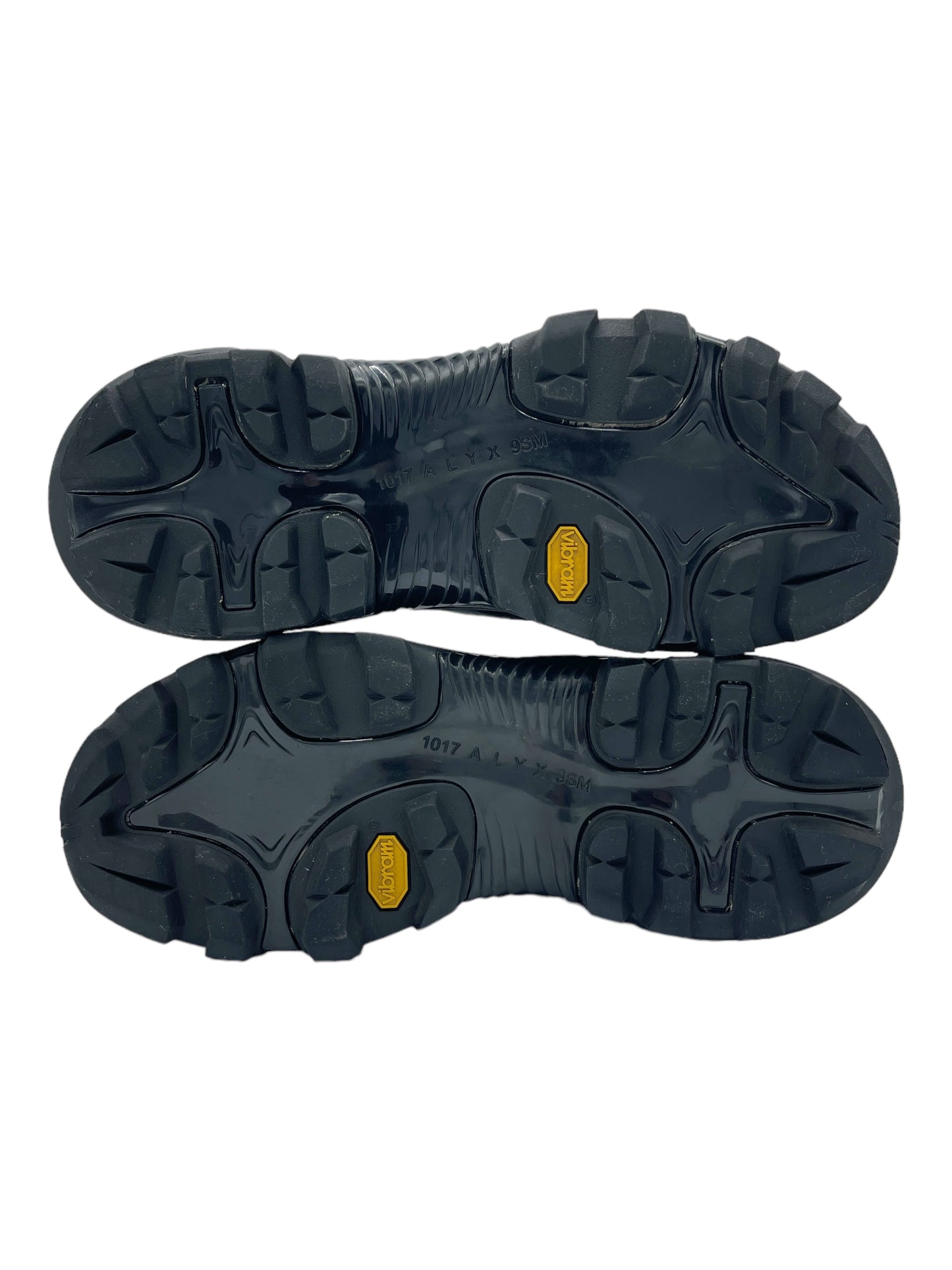 1017 ALYX 9SM Black Leather Elasticized Boots 9 M / 10.5 W