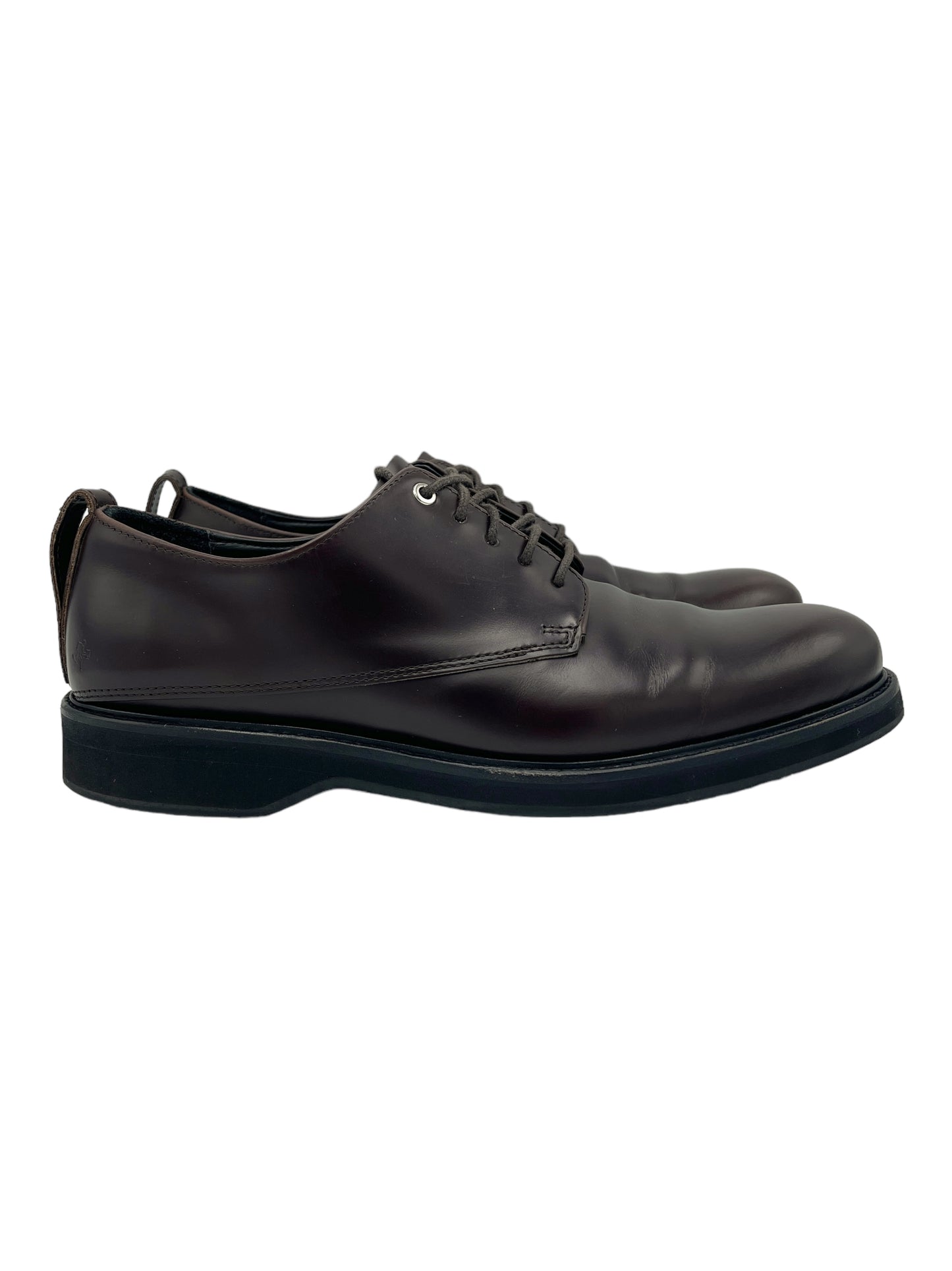 Want Les Essentiels Dark Brown Leather Derby Dress Shoes 9 M / 10.5 W