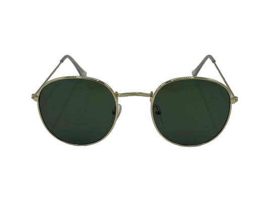 Wire Frame Circular Lens Everyday Sunglasses