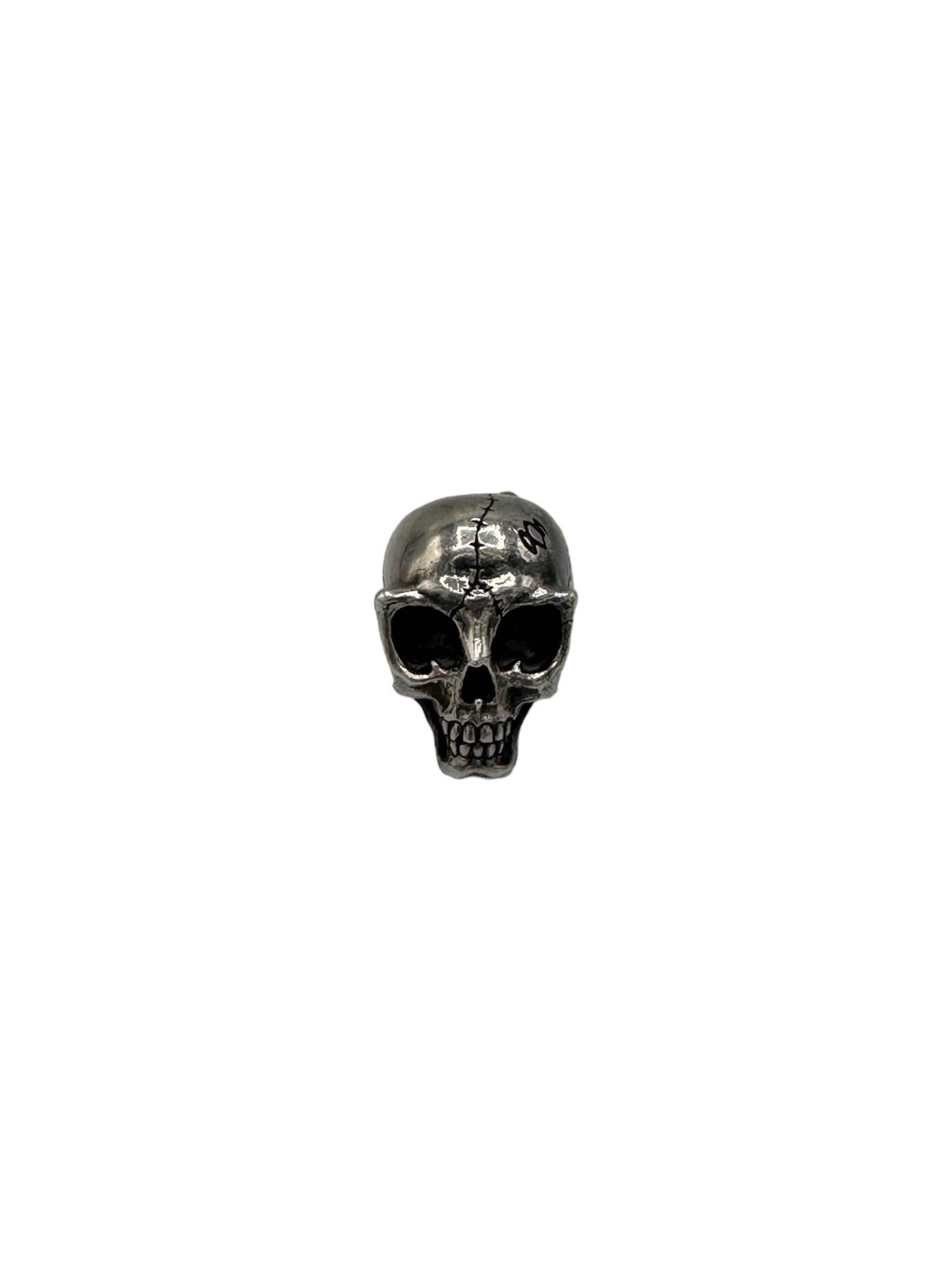 Yohji Yamamoto 950 Silver Alien Skull Ring 7.5 US
