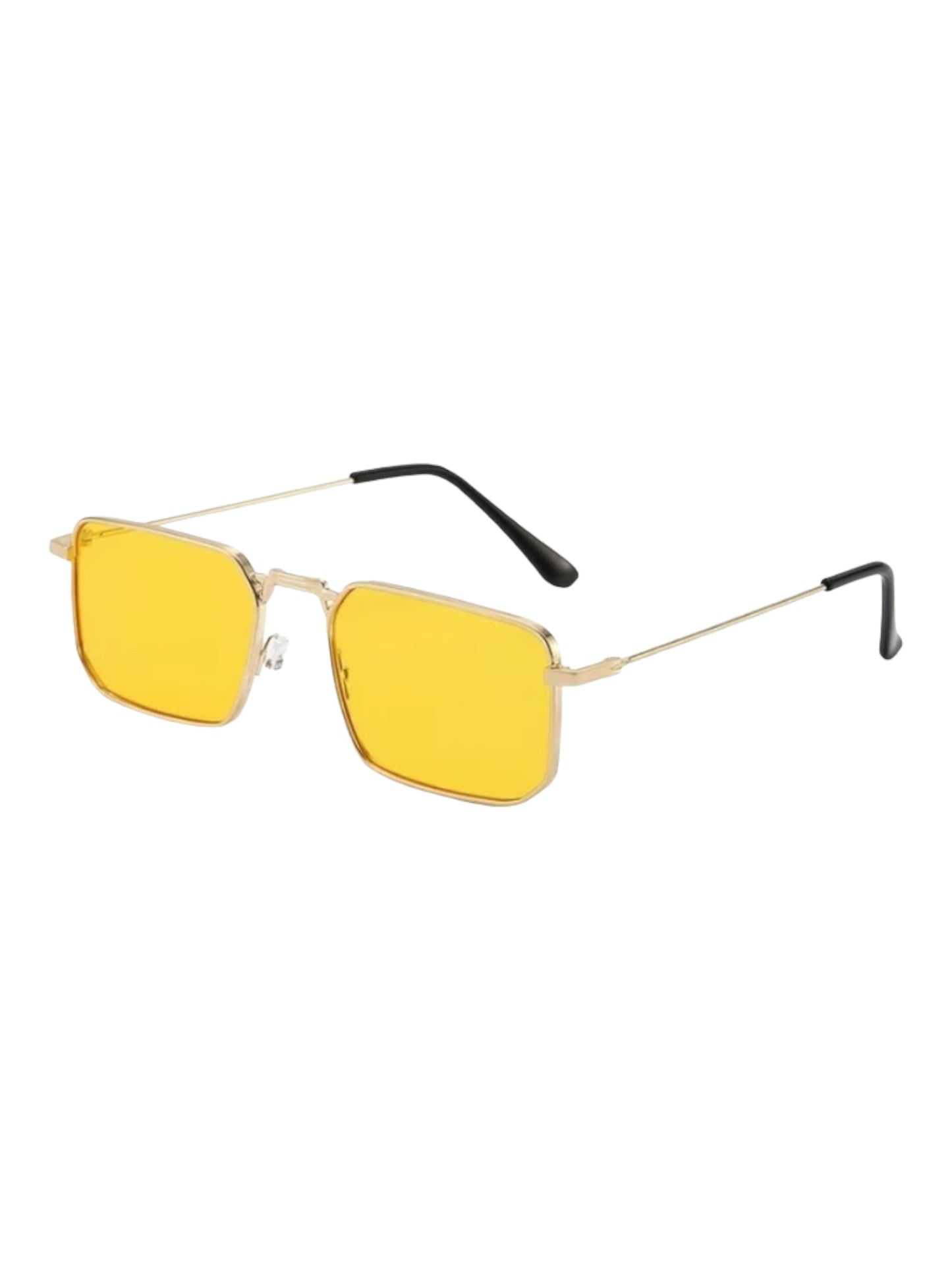 Square Metal Frame Everyday Sunglasses