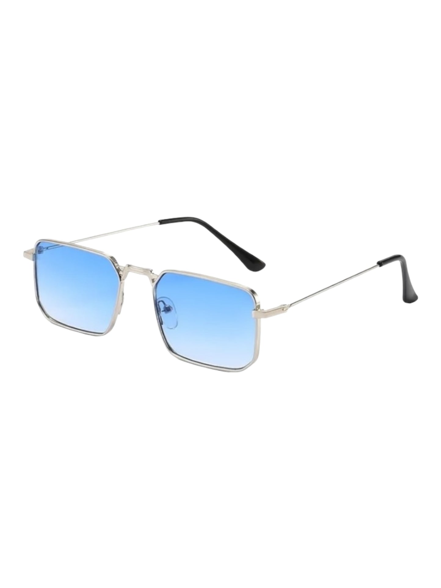 Square Metal Frame Everyday Sunglasses