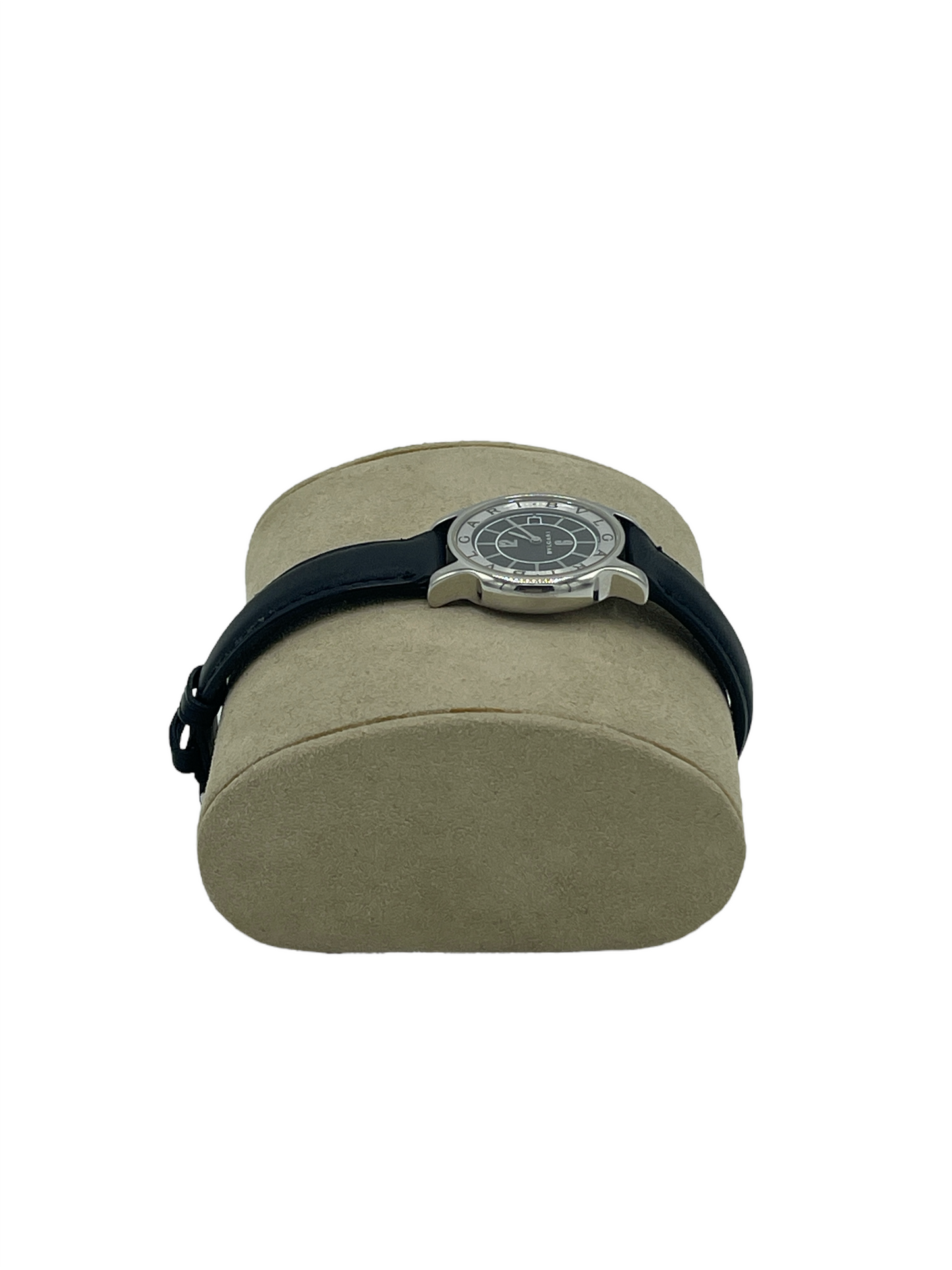 Bvlgari Black & Silver Solo Tempo Watch