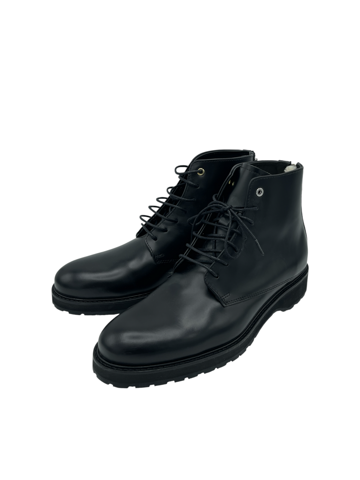 Want Les Essentiels Black Leather Montoro Derby Boots 8.5 M / 10 W