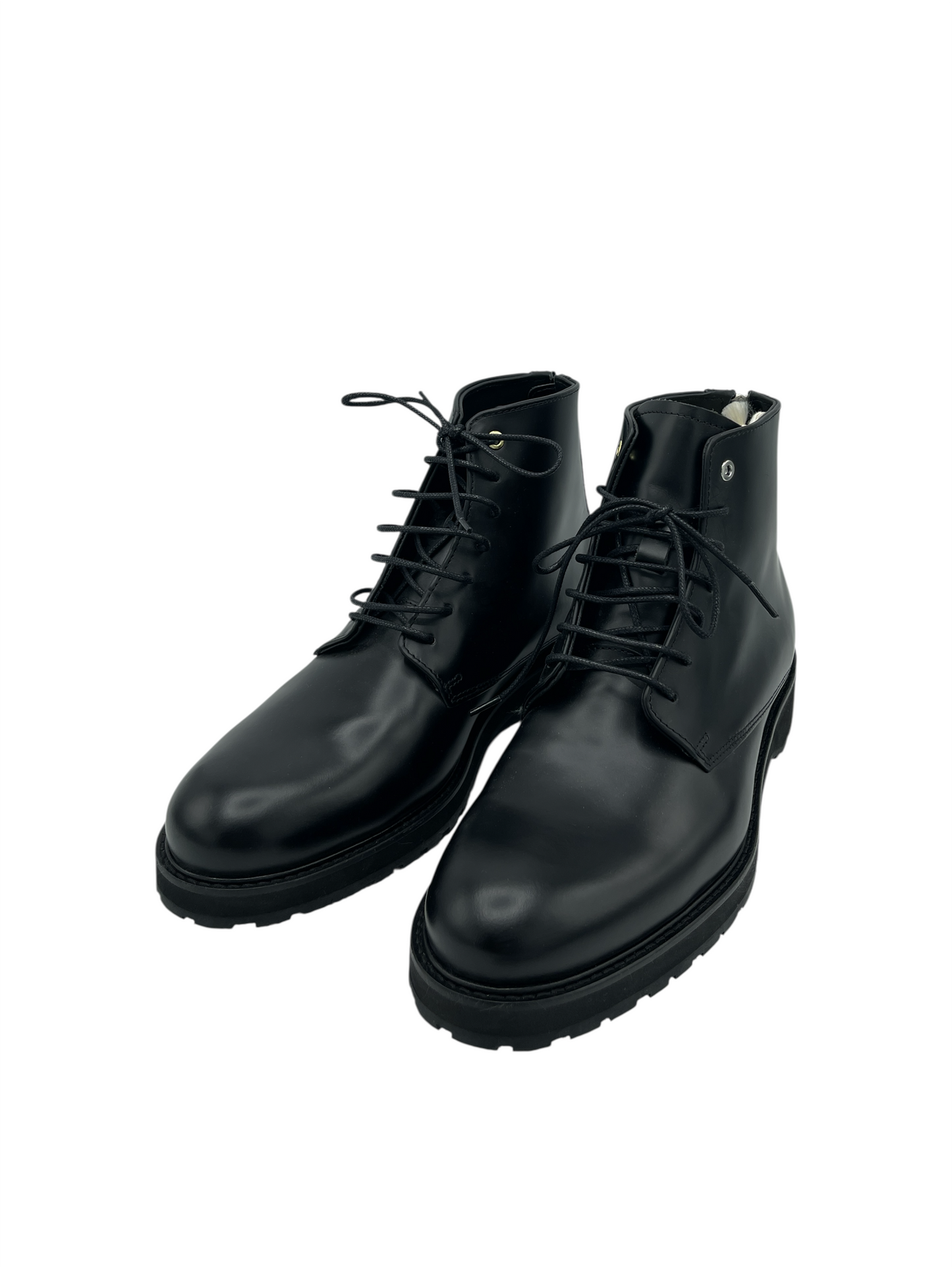 Want Les Essentiels Black Leather Montoro Derby Boots 8.5 M / 10 W