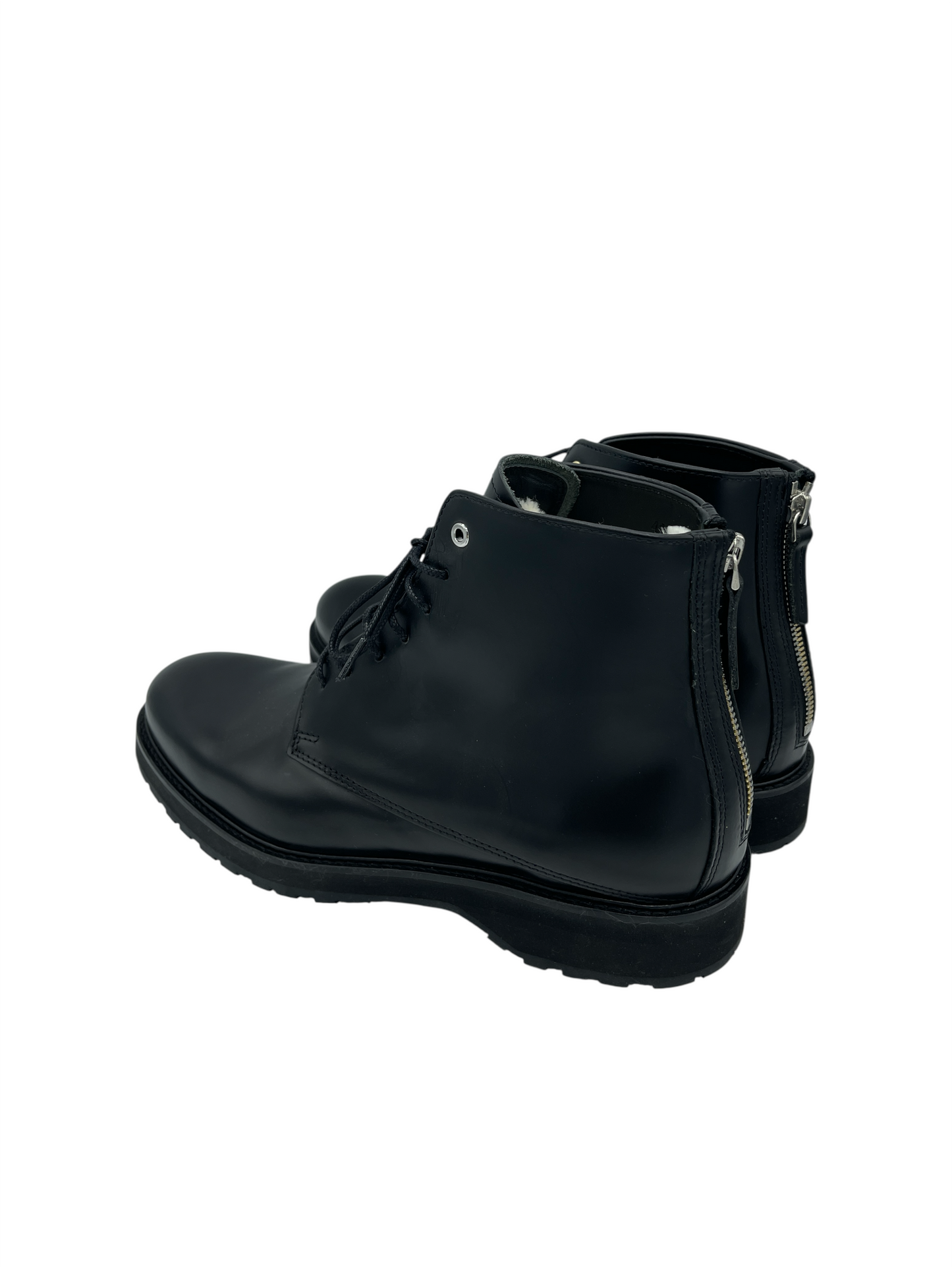Want Les Essentiels Black Leather Montoro Derby Boots 8.5 M / 10 W
