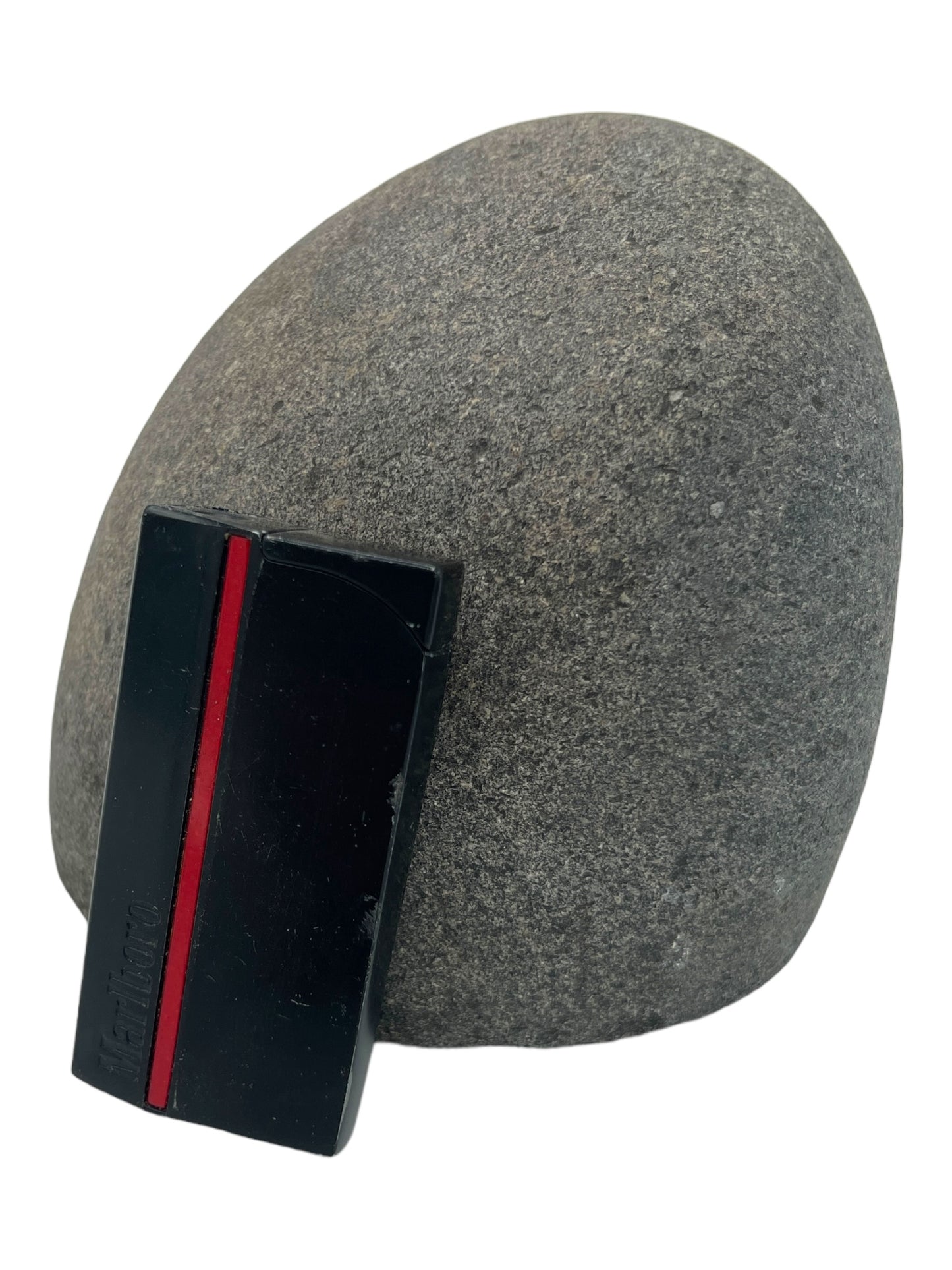 Marlboro Black & Red Vintage Lighter - Genuine Design Luxury Consignment. New & Pre-Owned Clothing, Shoes, & Accessories. Calgary, Canada
