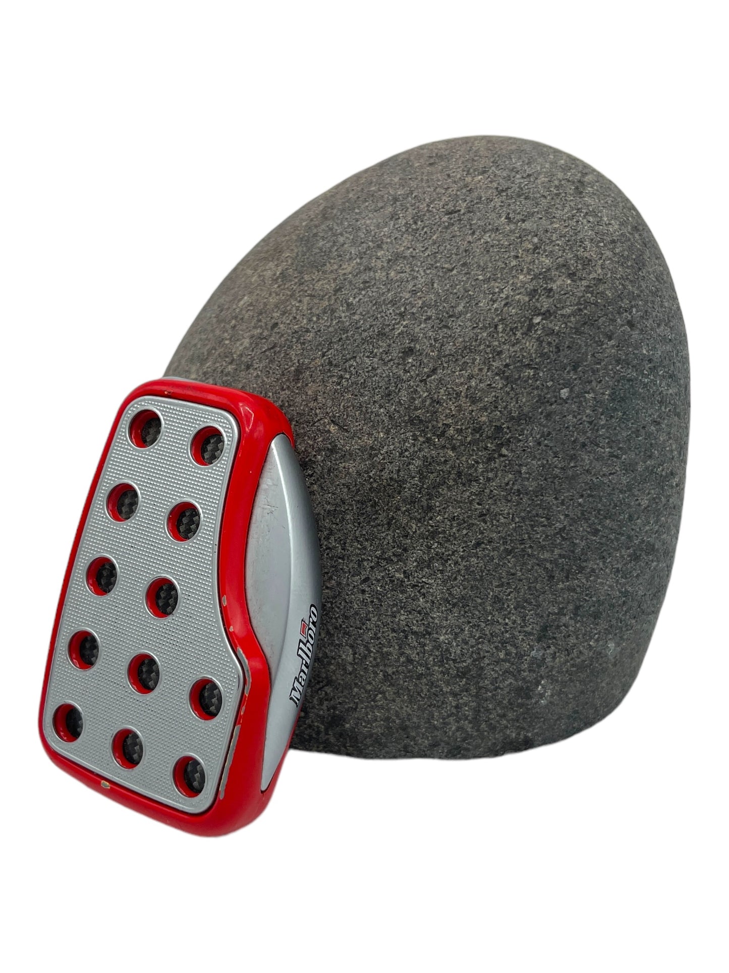 Marlboro Racing Red Vintage Gas Pedal Lighter - Genuine Design Luxury Consignment. New & Pre-Owned Clothing, Shoes, & Accessories. Calgary, Canada