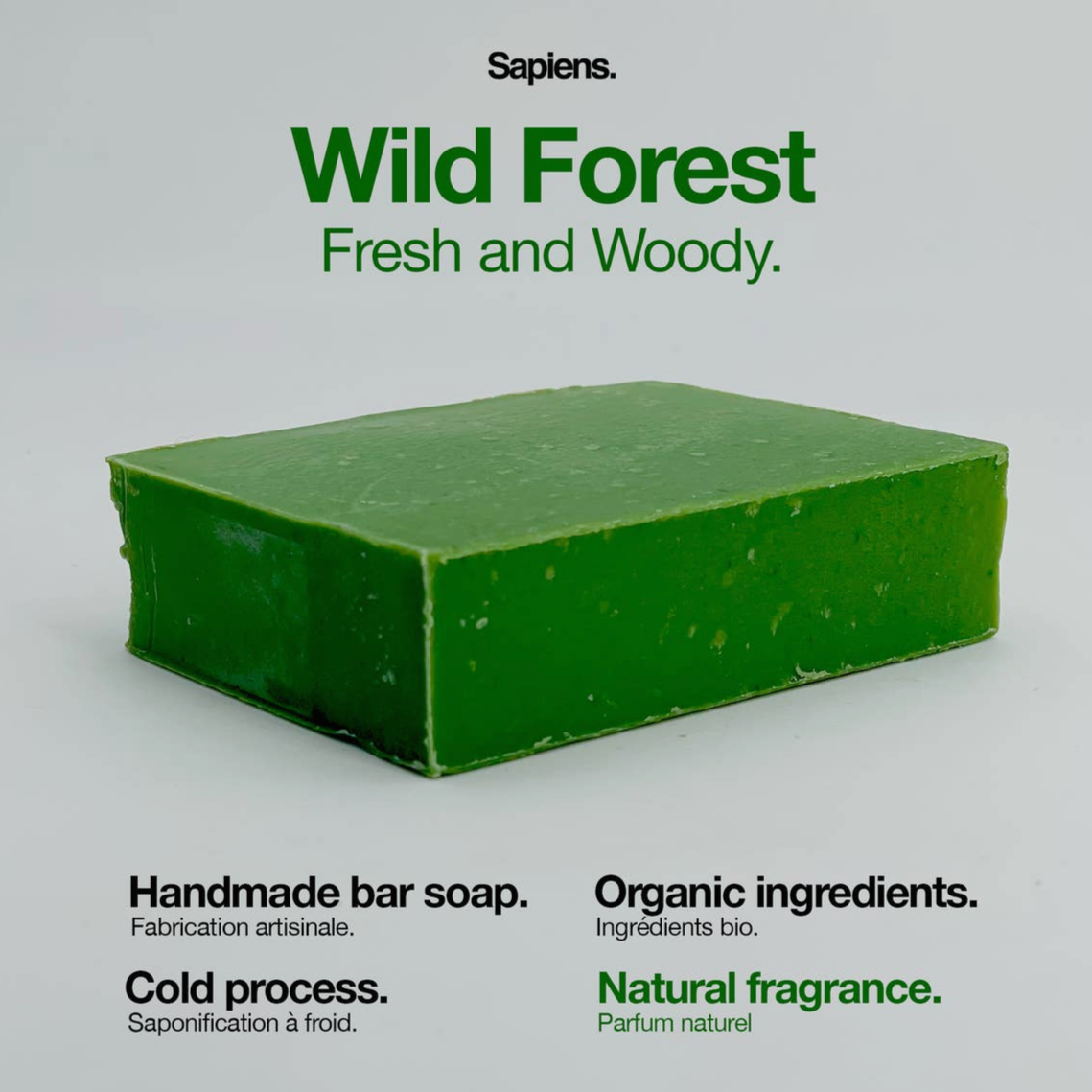 Sapiens Bar Soap Wild Forest - Genuine Design luxury consignment Calgary, Alberta, Canada New & pre-owned clothing, shoes, accessories.