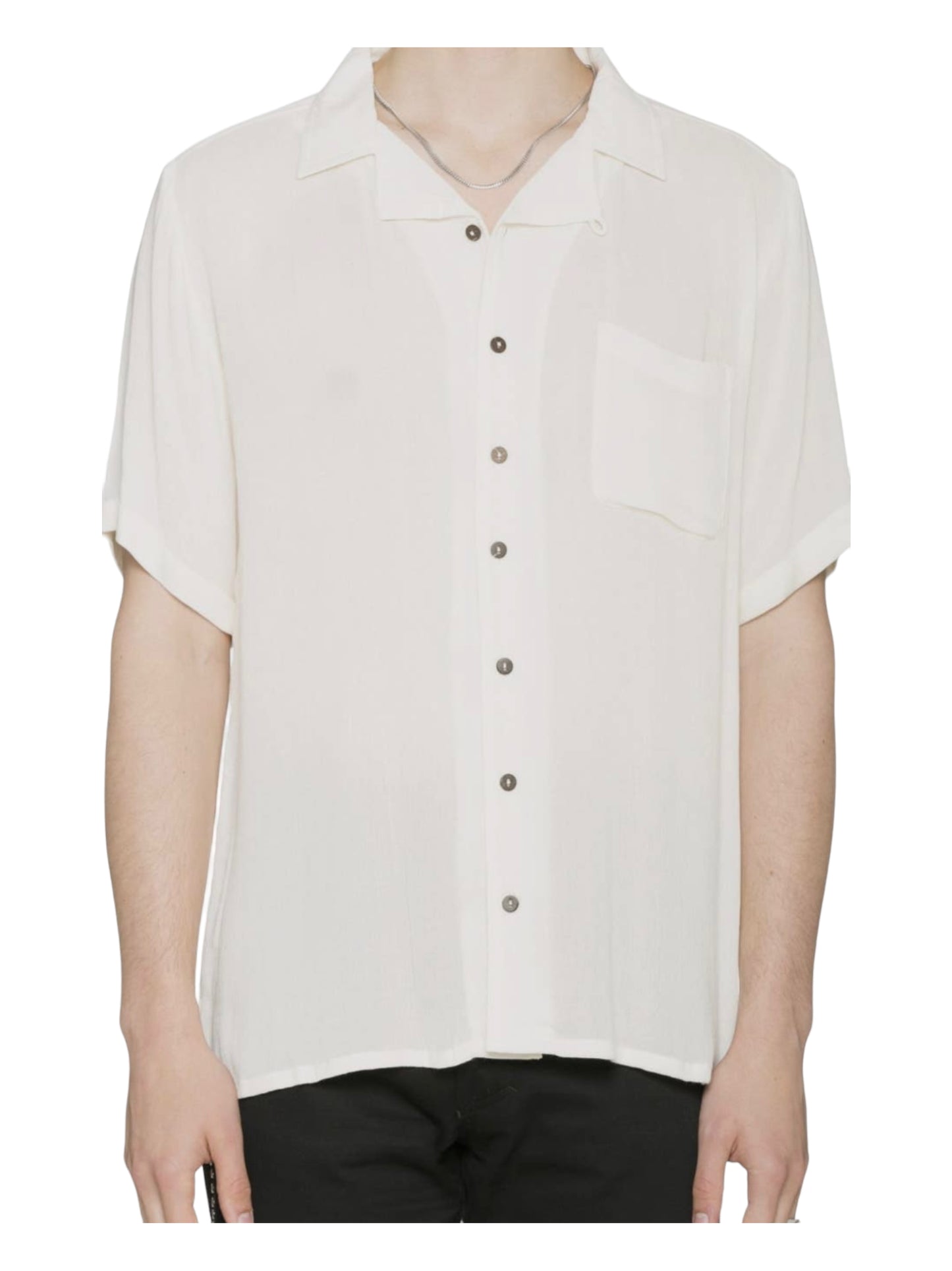 Raga Man Purush Rayon Short Sleeve Camp Collar Shirt