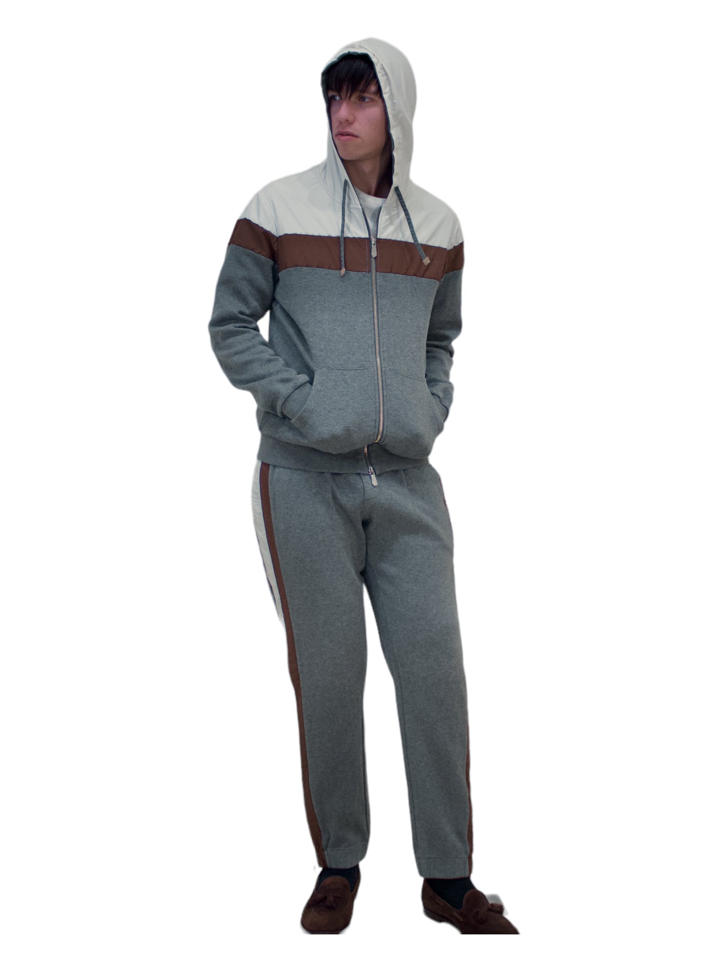 Eleventy Platinum Special Collection Grey Tracksuit - Genuine Design Luxury Consignment. New & Pre-Owned Clothing, Shoes, & Accessories. Calgary, Canada