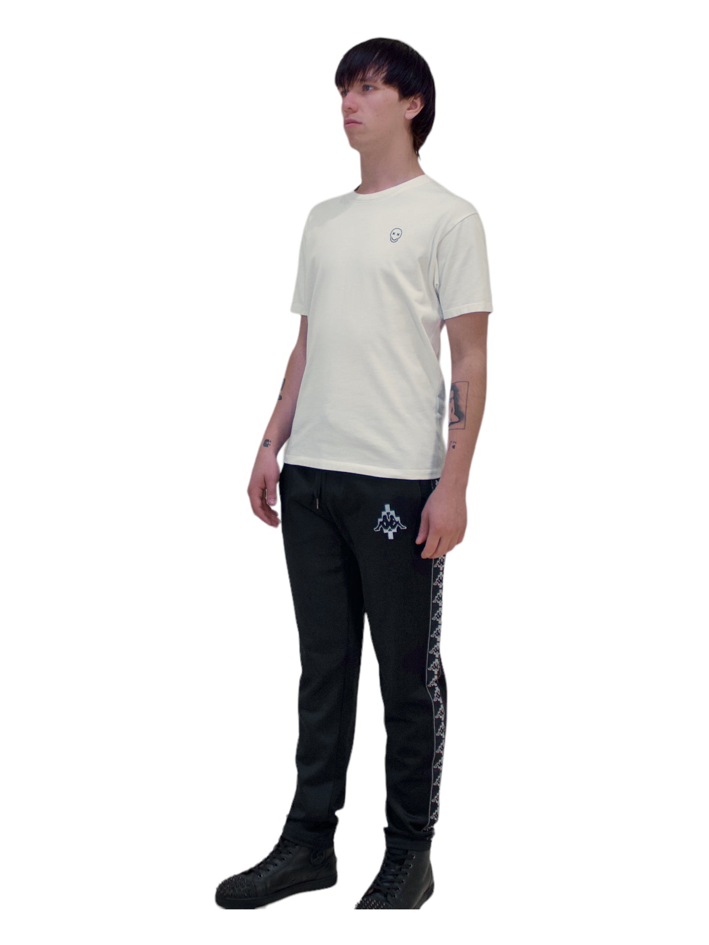The Kooples White Skull Patch Cotton T Shirt - Genuine Design Luxury Consignment. New & Pre-Owned Clothing, Shoes, & Accessories. Calgary, Canada