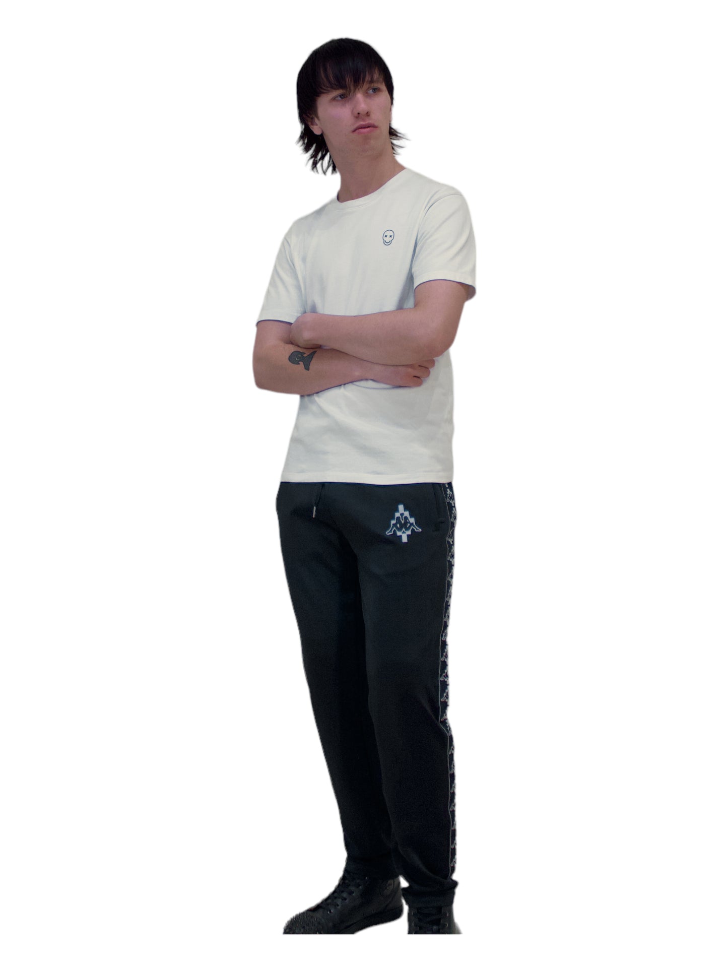 The Kooples White Skull Patch Cotton T Shirt - Genuine Design Luxury Consignment. New & Pre-Owned Clothing, Shoes, & Accessories. Calgary, Canada