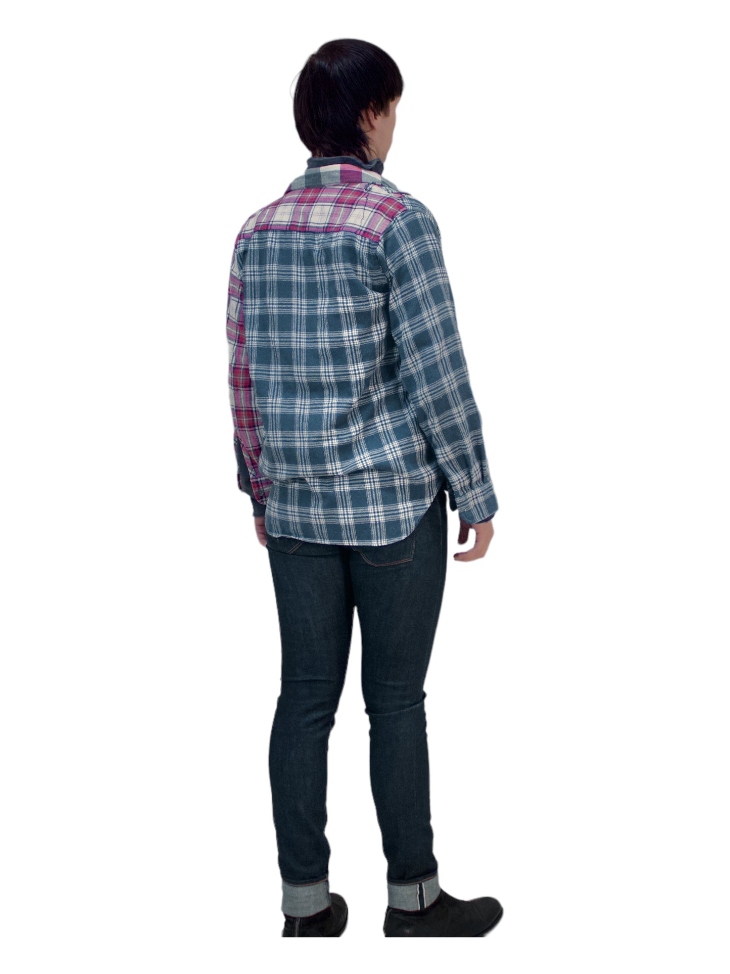 Kith X Needles Multi-Coloured Ribbon Cuts Flannel Shirt - Genuine Design Luxury Consignment. New & Pre-Owned Clothing, Shoes, & Accessories. Calgary, Canada