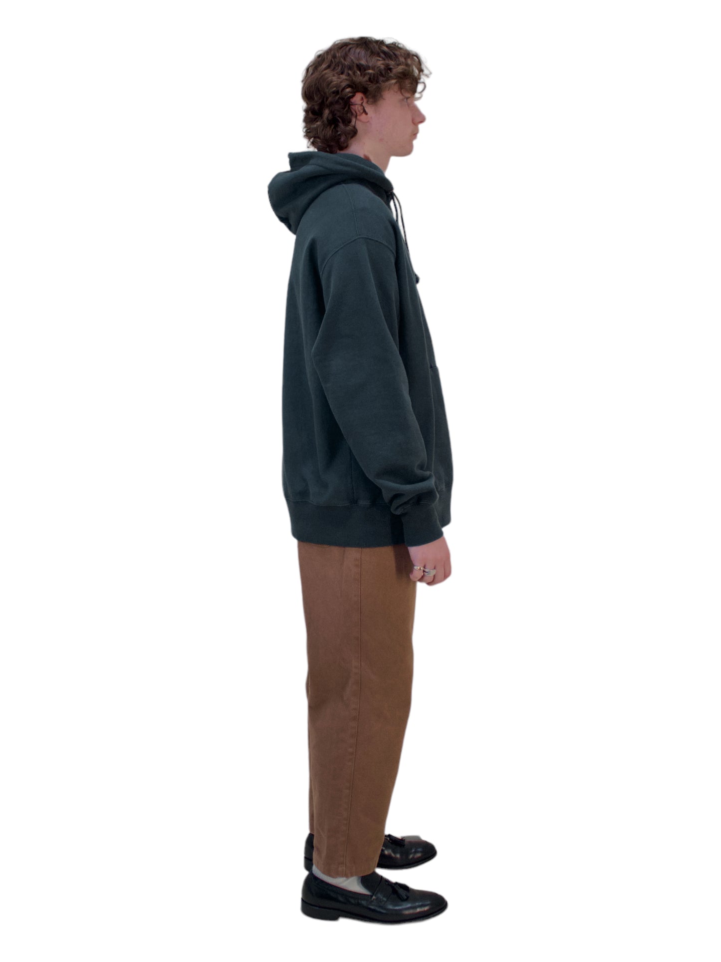 Gallery Dept Navy Heavy Weight 90/10 Hoodie - Genuine Design Luxury Consignment for Men. New & Pre-Owned Clothing, Shoes, & Accessories. Calgary, Canada
