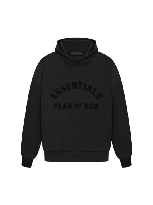 Essentials Fear of God Jet Black Hoodie SS23