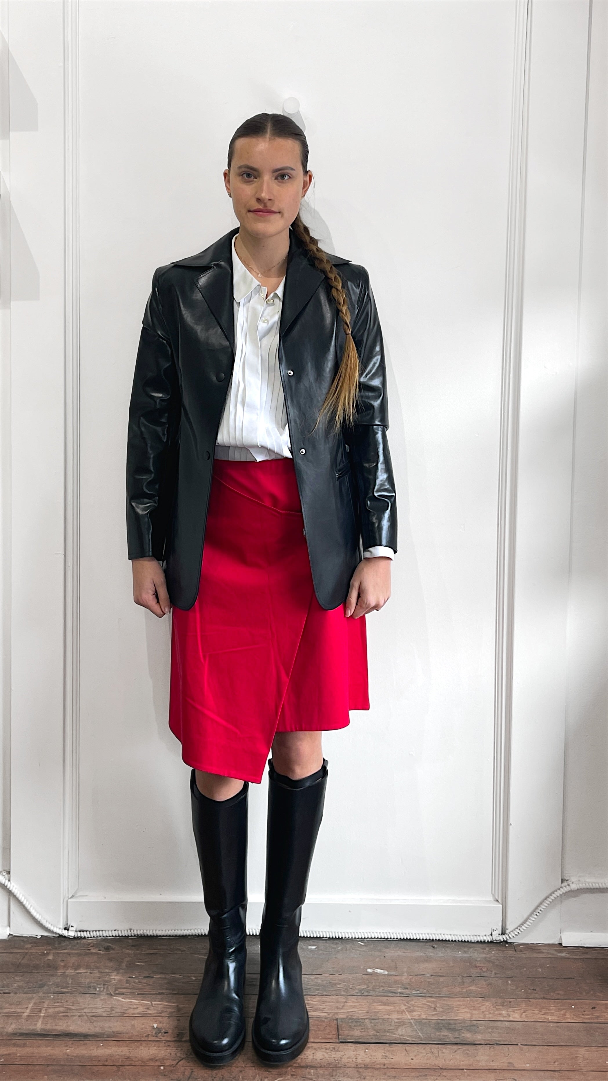 Fashion Kwaidan Editions Blazer Hailey Bieber Pairs A Neon-green