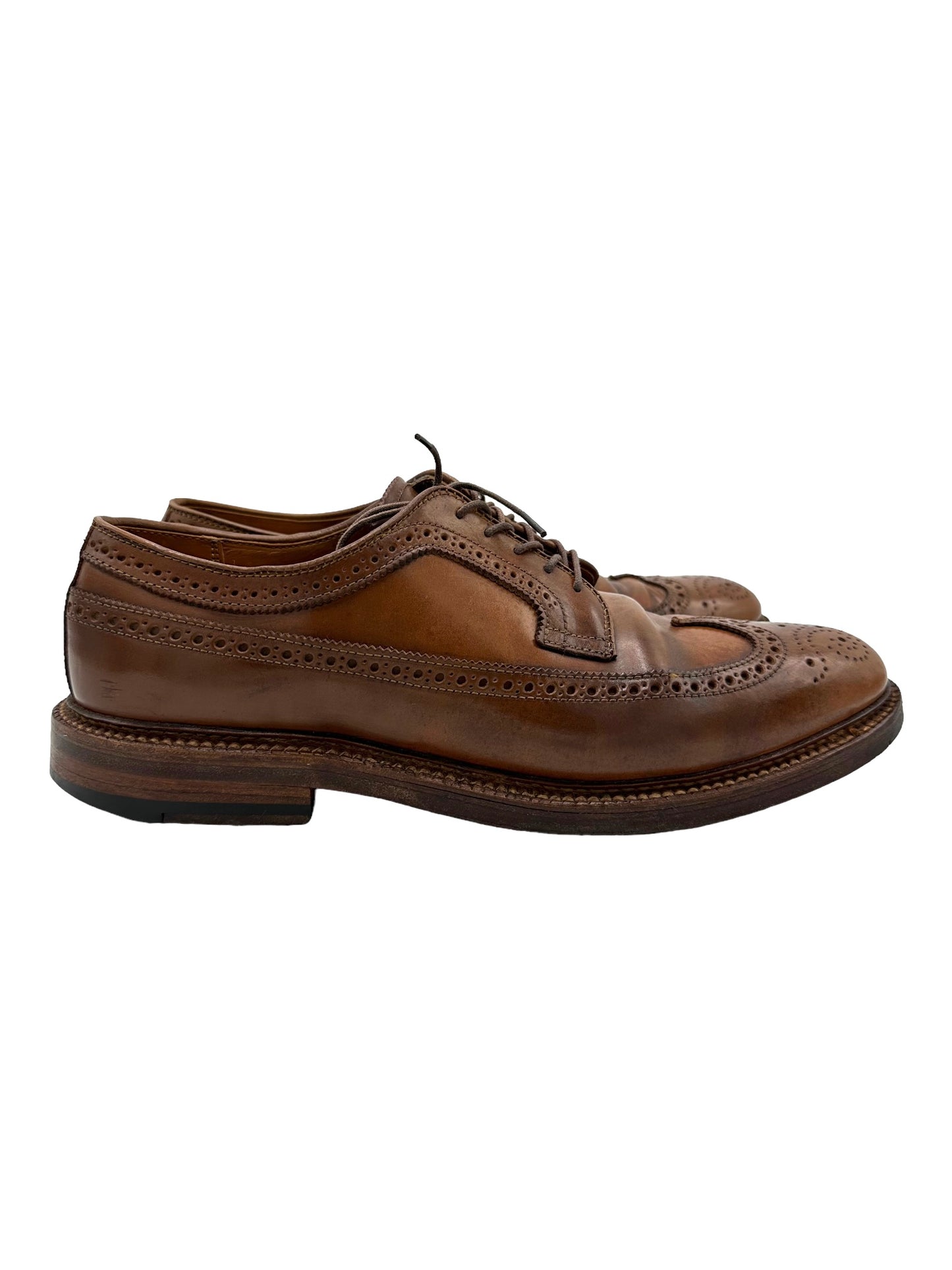 Alden 97891 Light Brown Shell Cordovan Long Wing Blucher Shoes