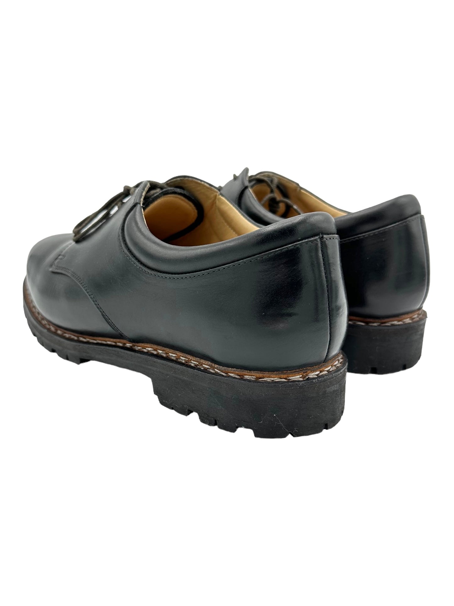 A Kind Of Guise Black Classic Derby Shoes