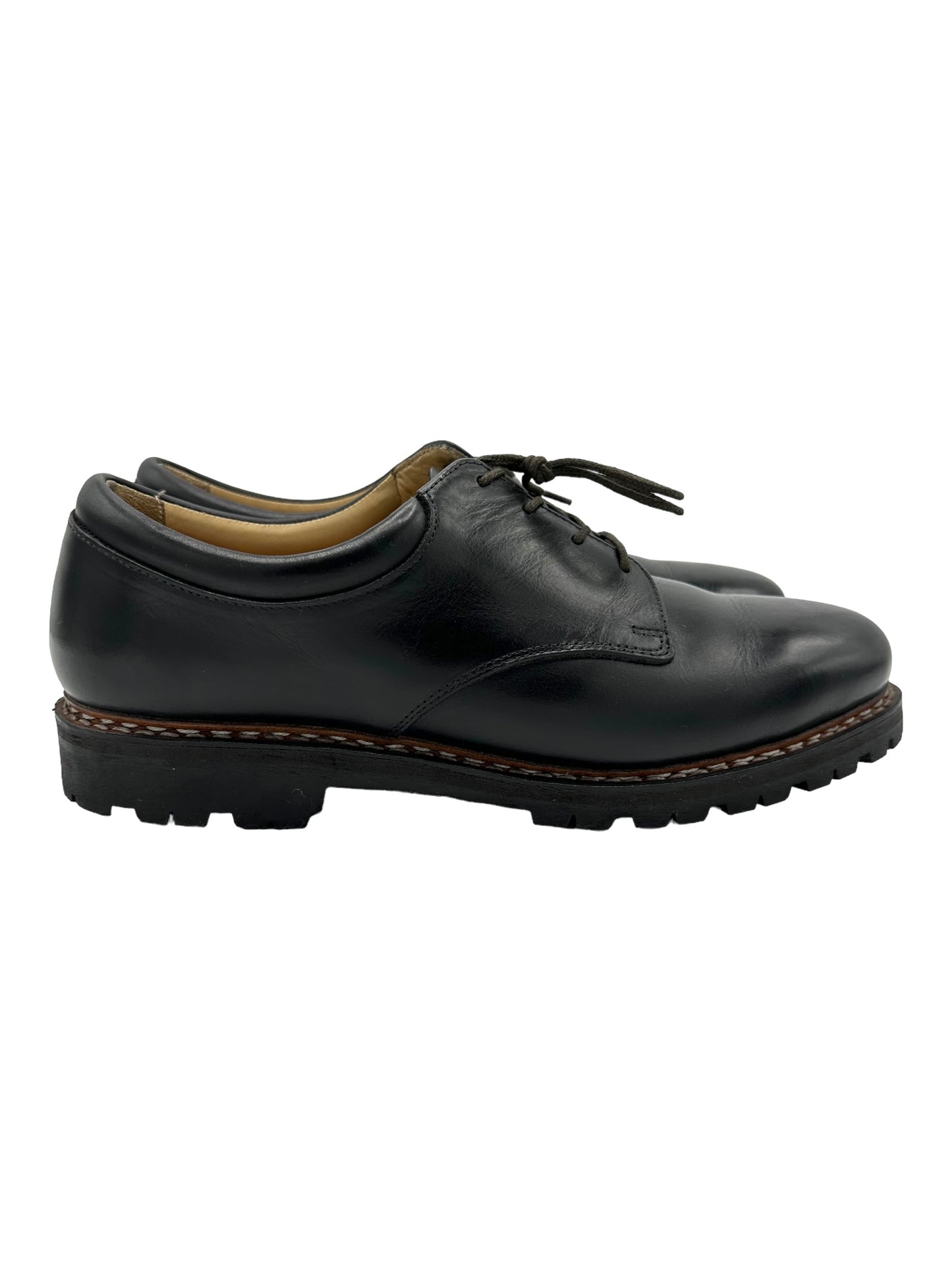 A Kind Of Guise Black Classic Derby Shoes
