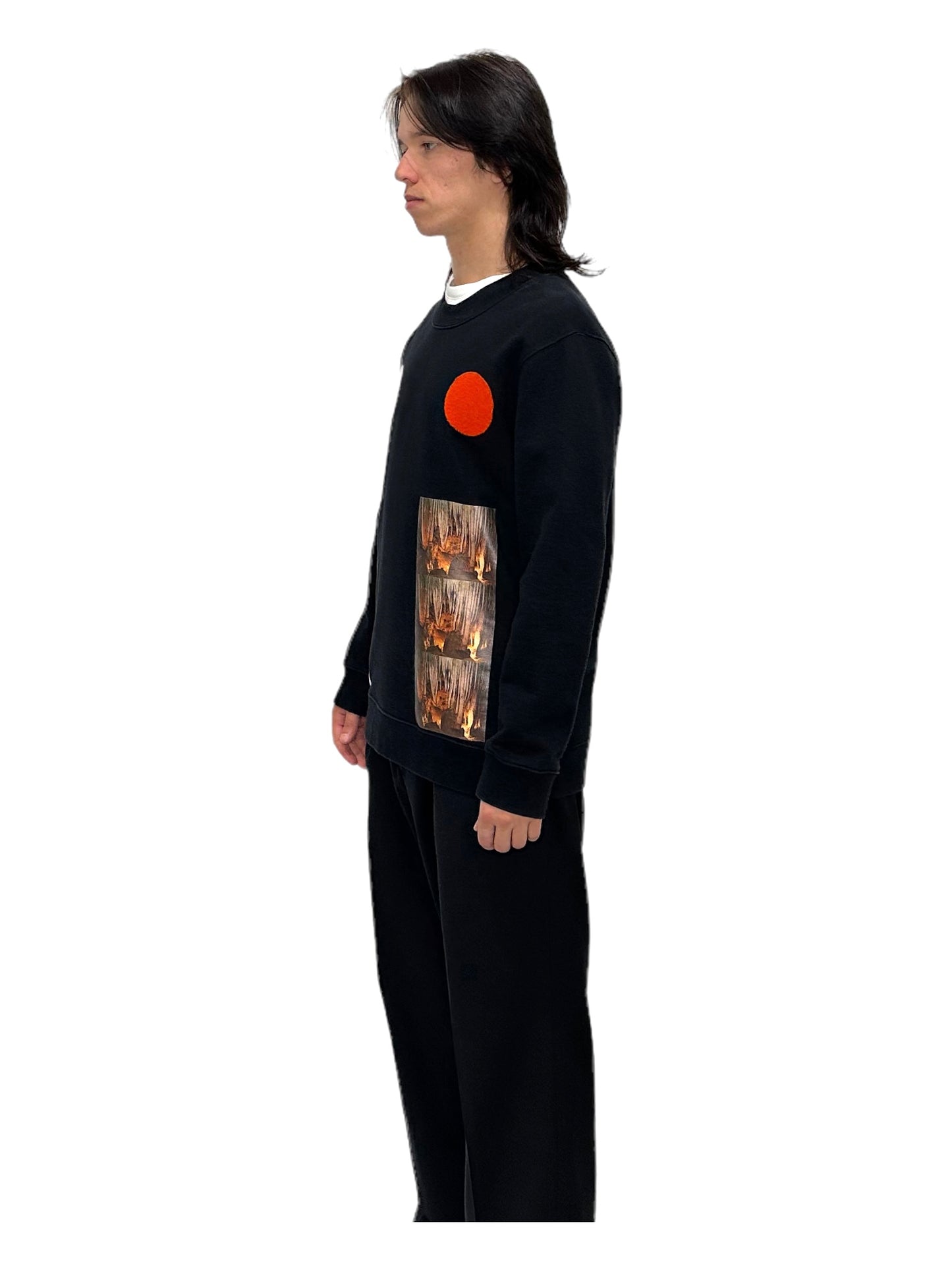 Raf Simons x Sterling Ruby Black Earth Planet Sweater - Genuine Design Luxury Consignment for Men. New & Pre-Owned Clothing, Shoes, & Accessories. Calgary, Canada