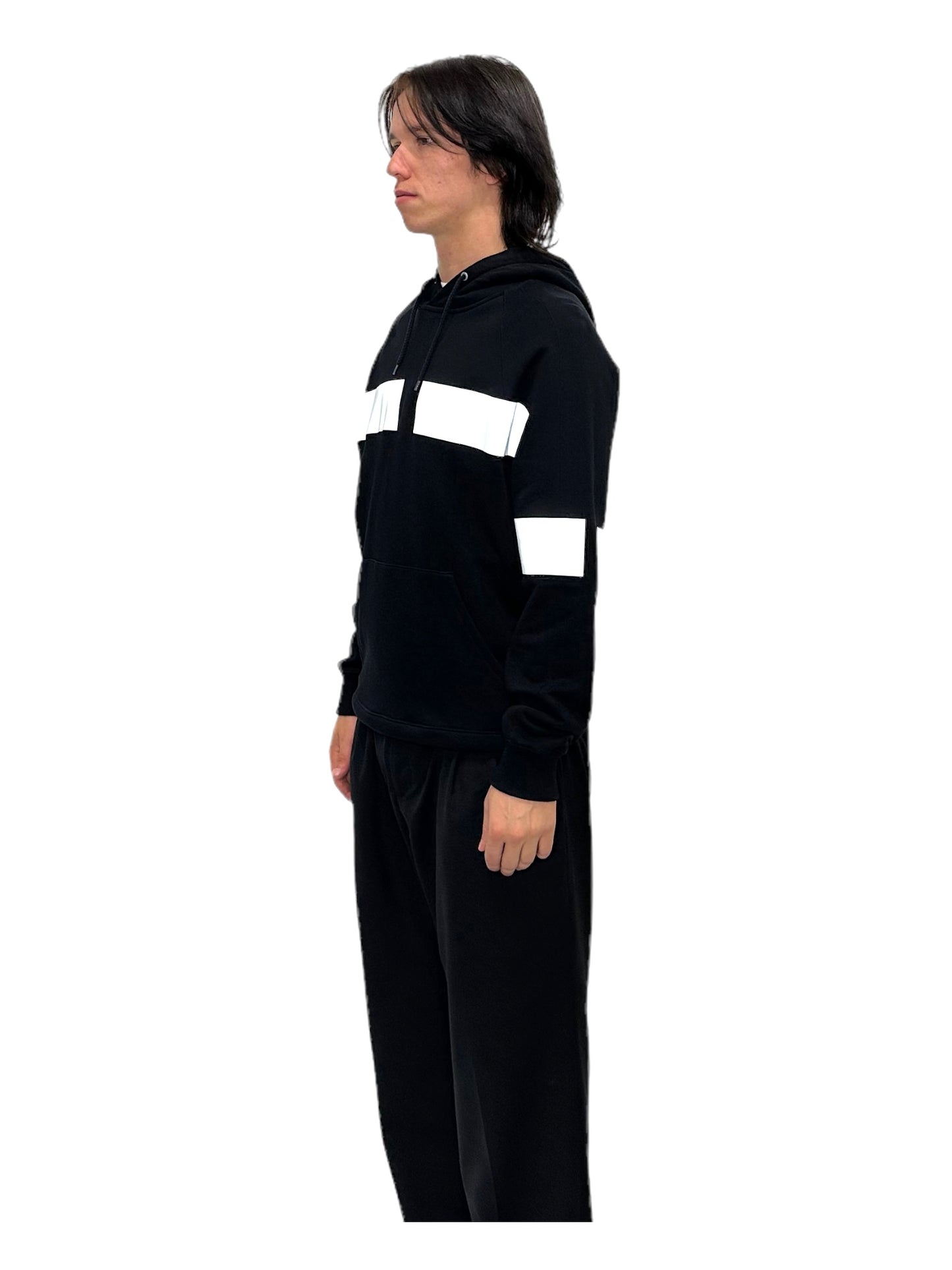 Givenchy Black Color Block Pattern Hoodie - Genuine Design Luxury Consignment for Men. New & Pre-Owned Clothing, Shoes, & Accessories. Calgary, Canada