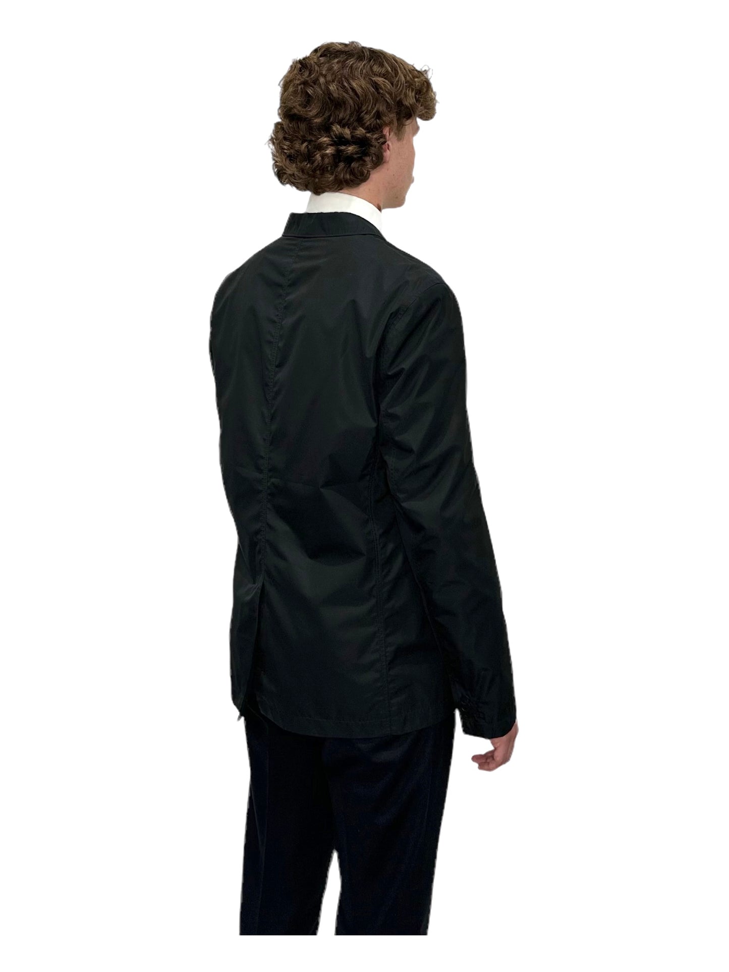 Burberry Black Rain Blazer - Genuine Design Luxury Consignment for Men. New & Pre-Owned Clothing, Shoes, & Accessories. Calgary, Canada