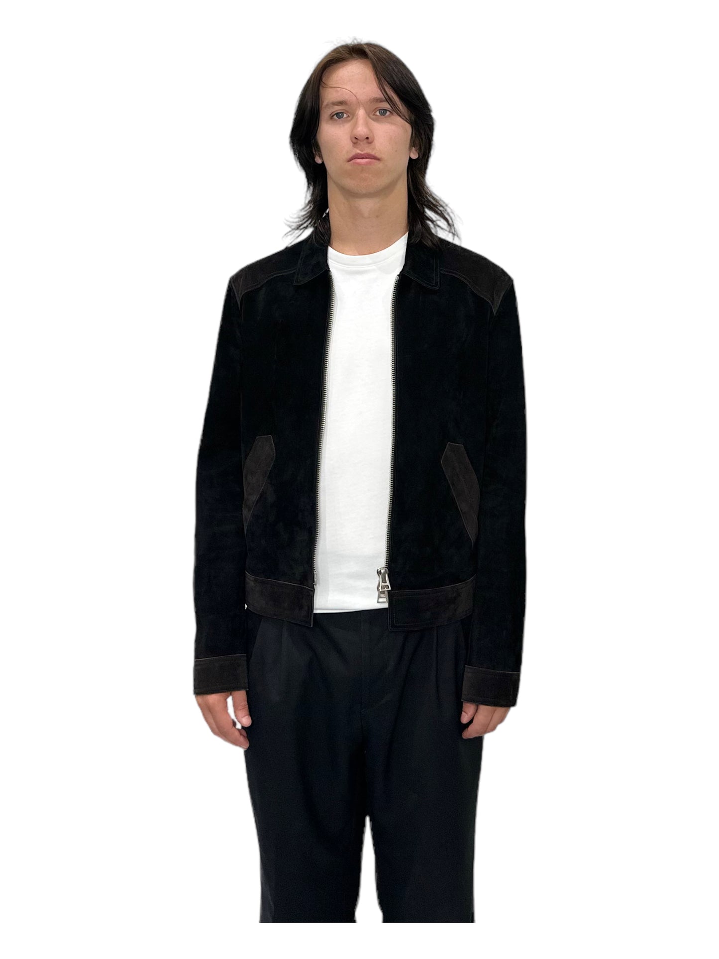 Tom Ford Dark Brown Suede Collar Jacket - Genuine Design Luxury Consignment for Men. New & Pre-Owned Clothing, Shoes, & Accessories. Calgary, Canada