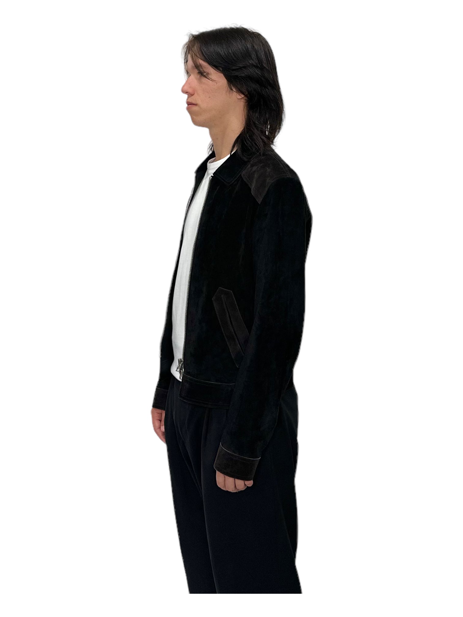 Tom Ford Dark Brown Suede Collar Jacket - Genuine Design Luxury Consignment for Men. New & Pre-Owned Clothing, Shoes, & Accessories. Calgary, Canada