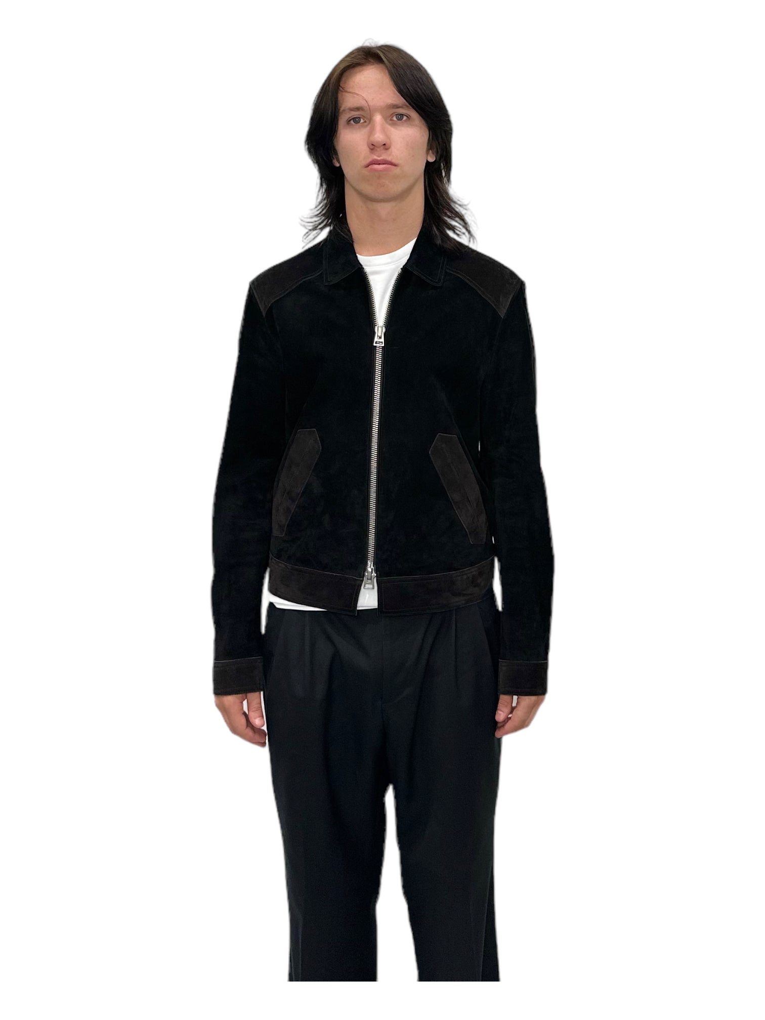 Tom Ford Dark Brown Suede Collar Jacket - Genuine Design Luxury Consignment for Men. New & Pre-Owned Clothing, Shoes, & Accessories. Calgary, Canada