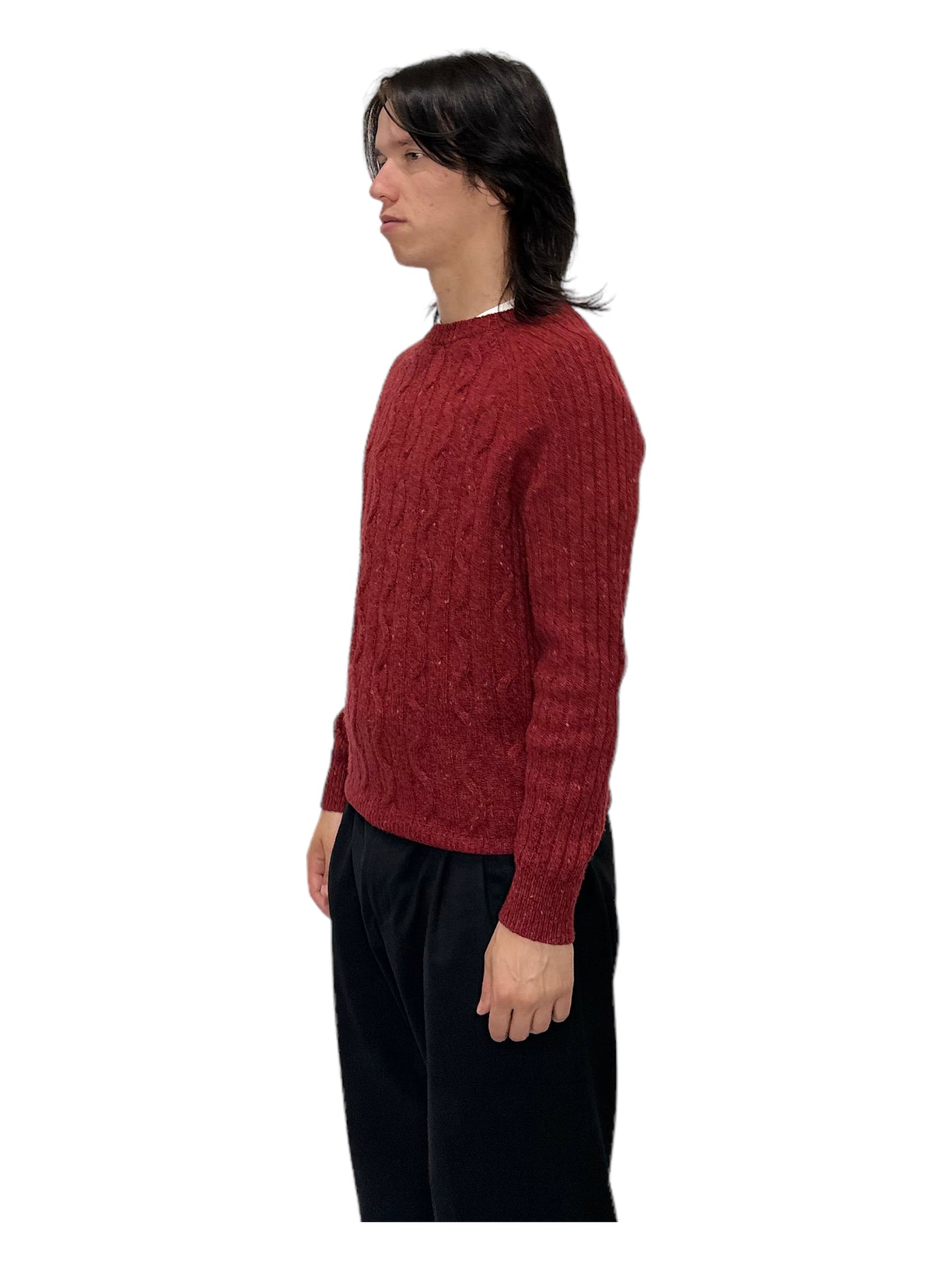 Brunello Cucinelli Red Knit Sweater - Genuine Design Luxury Consignment for Men. New & Pre-Owned Clothing, Shoes, & Accessories. Calgary, Canada