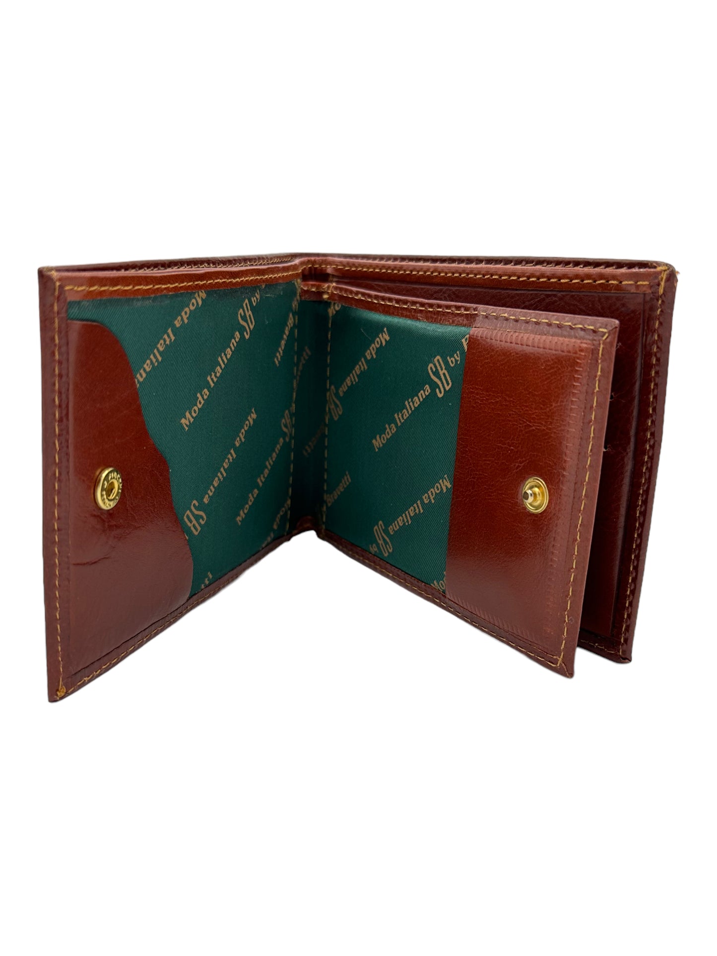 A Valentino Red Bi-fold Leather Wallet
