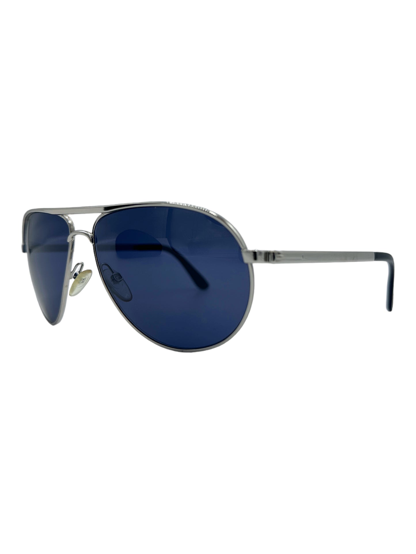 Tom Ford Silver Marko Pilot Frame Sunglasses - Genuine Design Luxury Consignment for Men. New & Pre-Owned Clothing, Shoes, & Accessories. Calgary, Canada