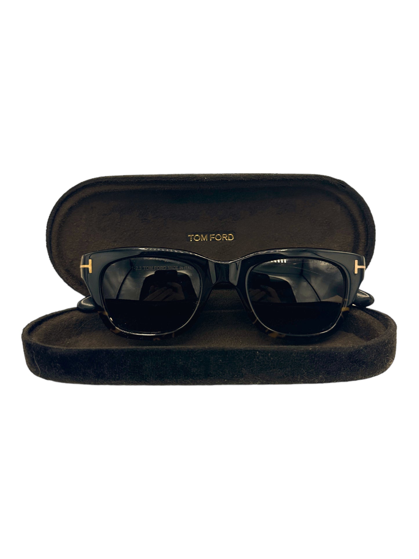 Tom Ford Brown Tortoiseshell Snowdon Sunglasses