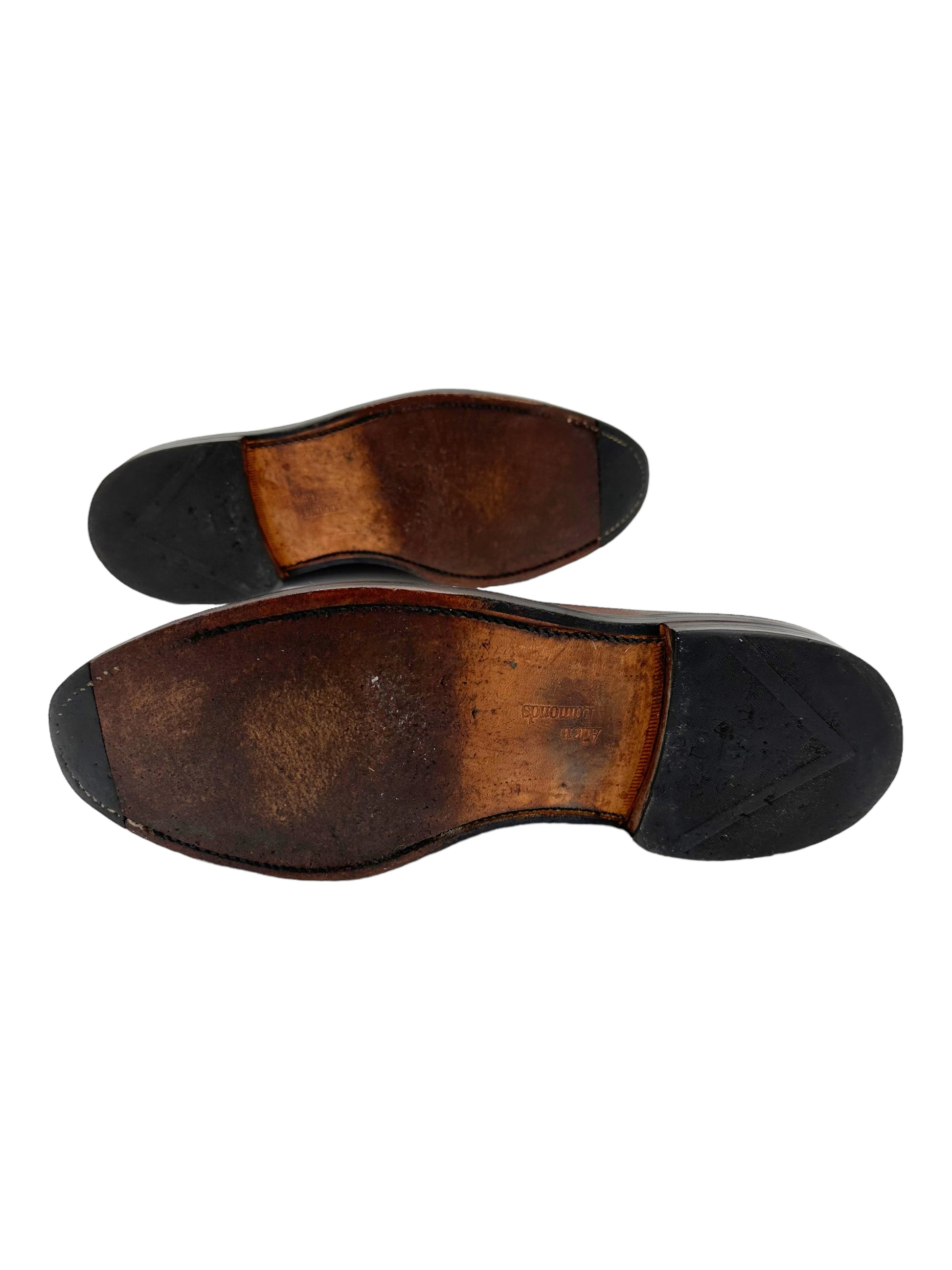 Allen Edmonds Walnut Grain Macneil Longwing Dress Shoes - Genuine Design Luxury Consignment Calgary, Alberta, Canada New and Pre-Owned Clothing, Shoes, Accessories.