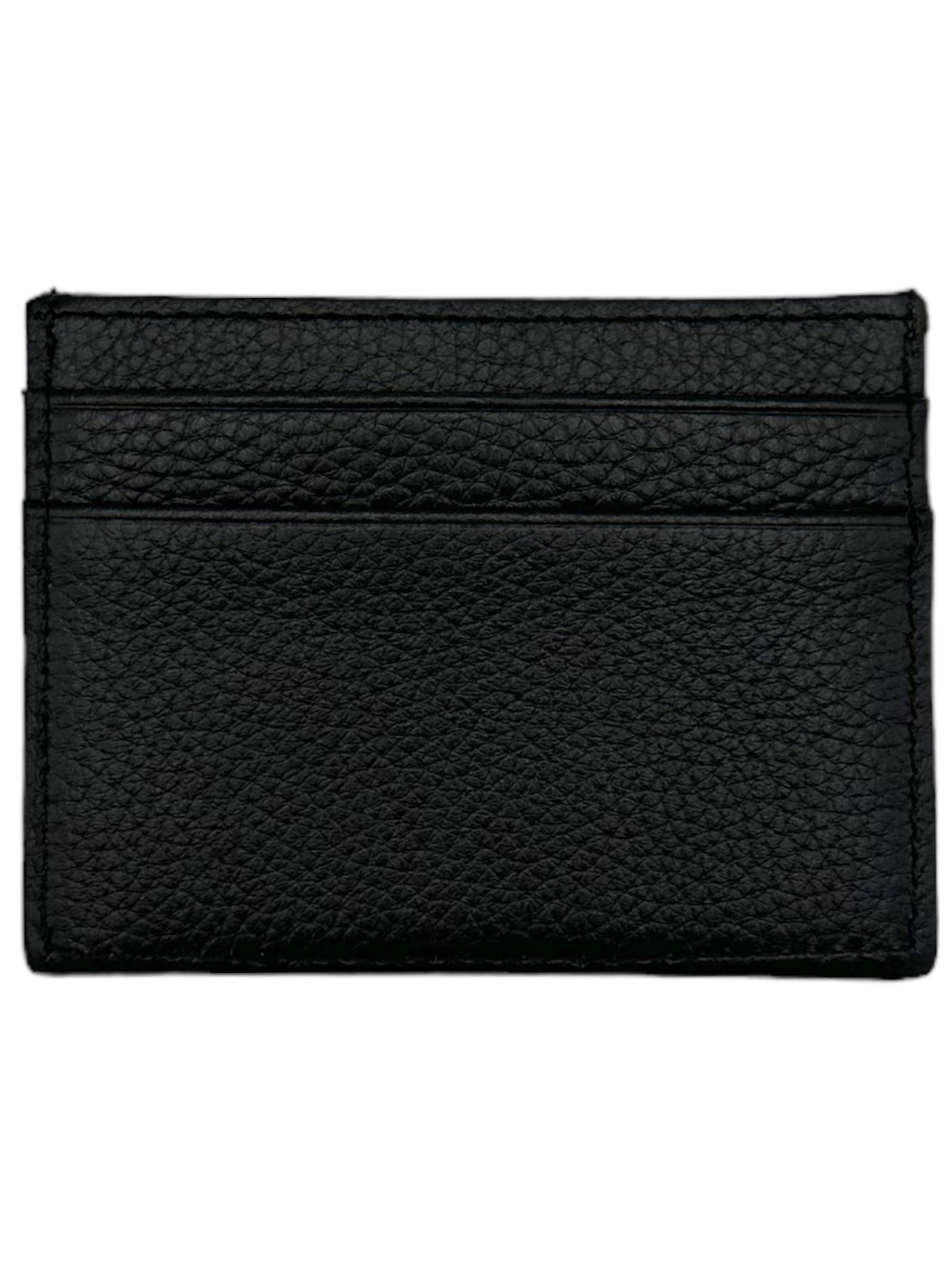 Aimé Leon Dore Black Pebble Leather Cardholder - Genuine Design Luxury Consignment for Men. New & Pre-Owned Clothing, Shoes, & Accessories. Calgary, Canada