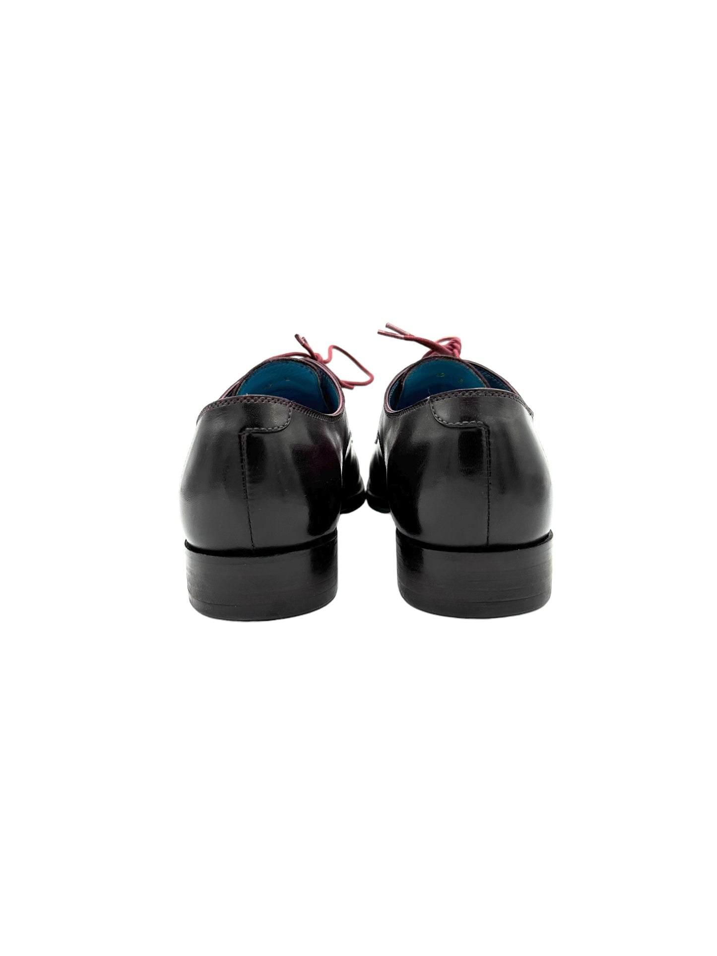 Custom Unbranded Purple Burgundy Oxford Dress Shoe