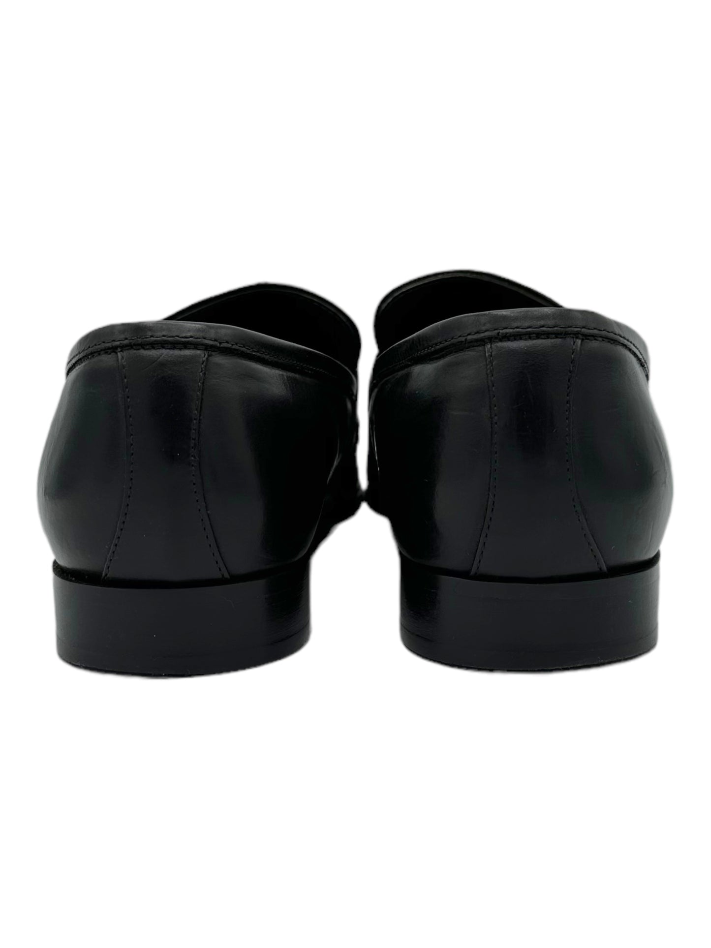 To Boot New York Black Leather Penny Loafers - Genuine Design Luxury Consignment Calgary, Alberta, Canada New and Pre-Owned Clothing, Shoes, Accessories.