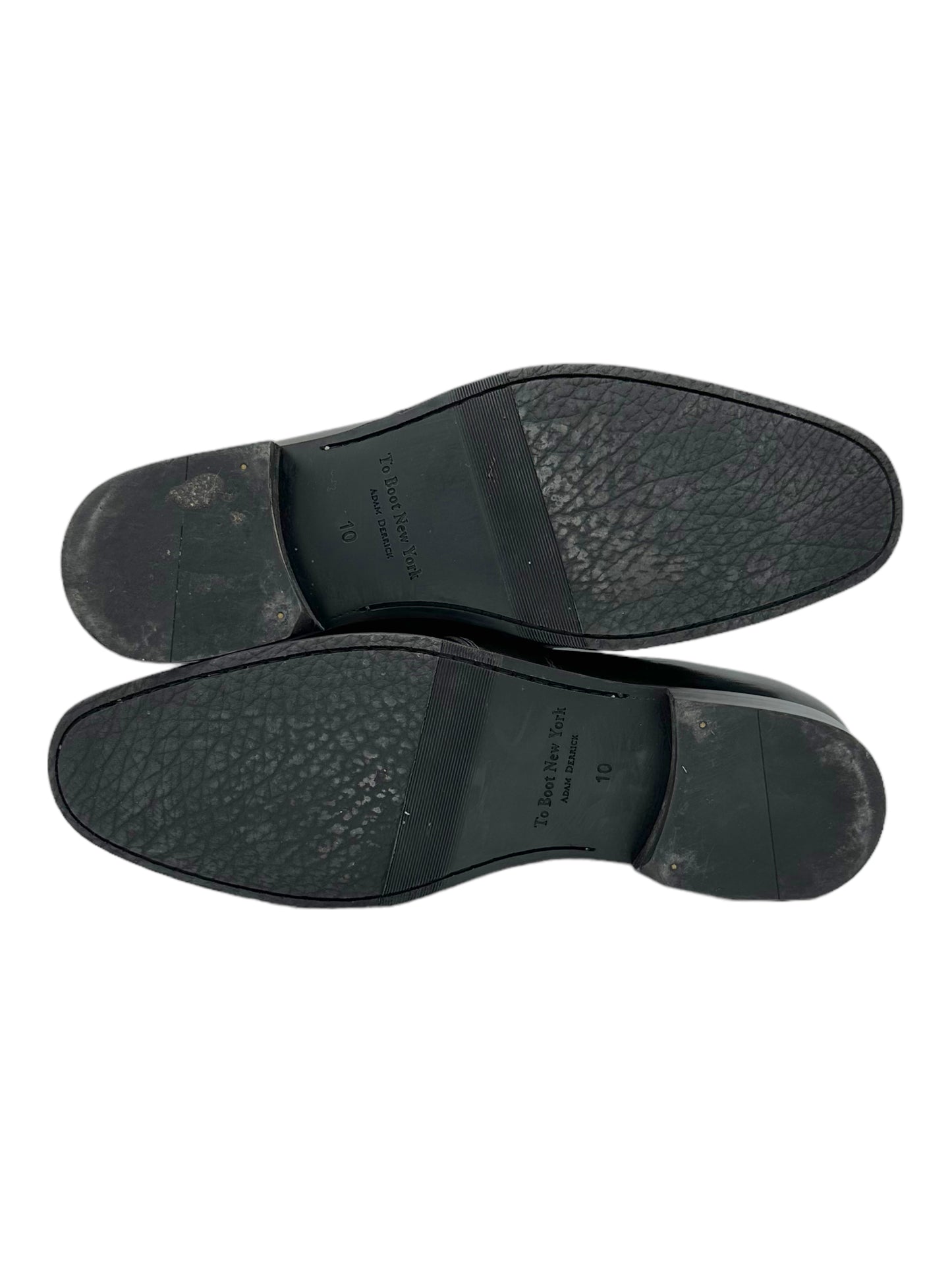 To Boot New York Black Leather Penny Loafers - Genuine Design Luxury Consignment Calgary, Alberta, Canada New and Pre-Owned Clothing, Shoes, Accessories.