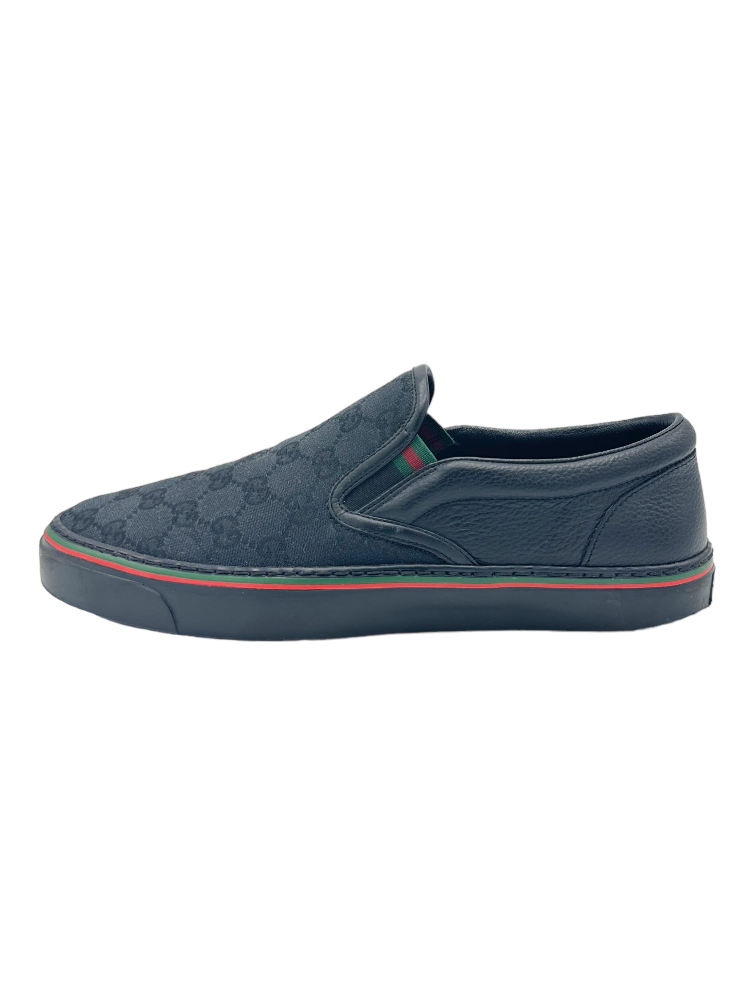 Gucci Black GG Slip On Sneakers – Genuine Design