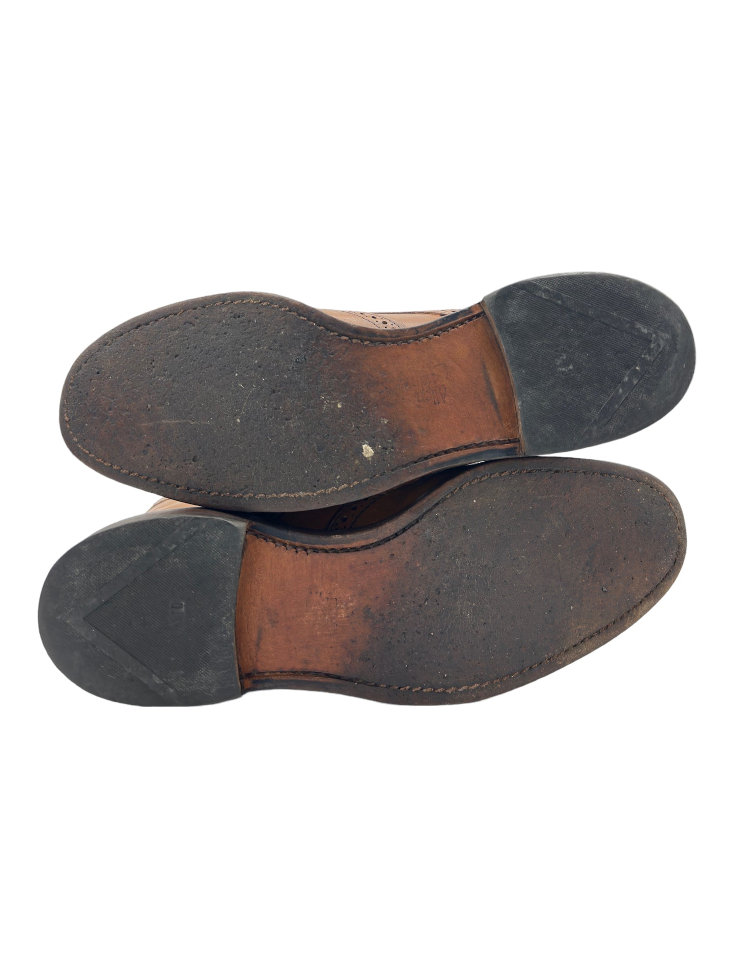 Allen Edmonds Tan Dalton Wingtip Boots