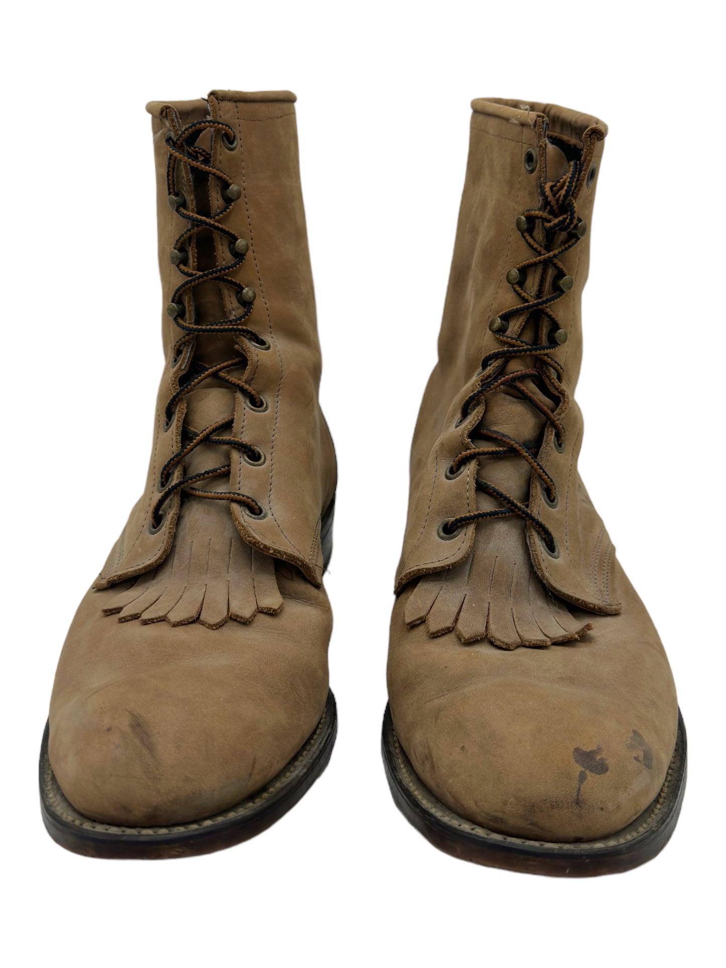 Laredo Roper Tan Lace Up Boots