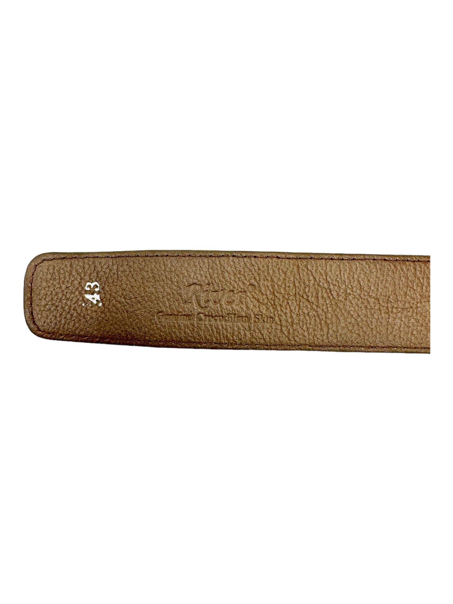 River Crocodile Skin Hornback Soft Skin Brown Belt - Genuine Design luxury consignment Calgary, Alberta, Canada New and pre-owned clothing, shoes, accessories.