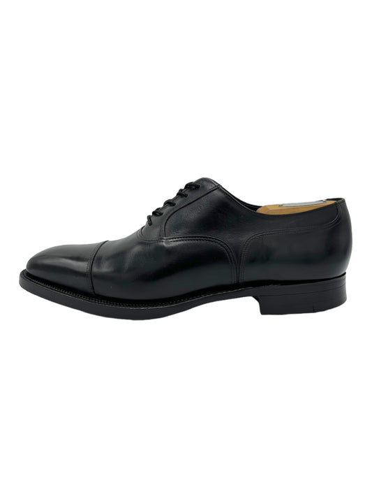 Alfred Sargent Black Cap Toe Oxford Dress Shoes - Genuine Design Luxury Consignment. New & Pre-Owned Clothing, Shoes, & Accessories. Calgary, Canada