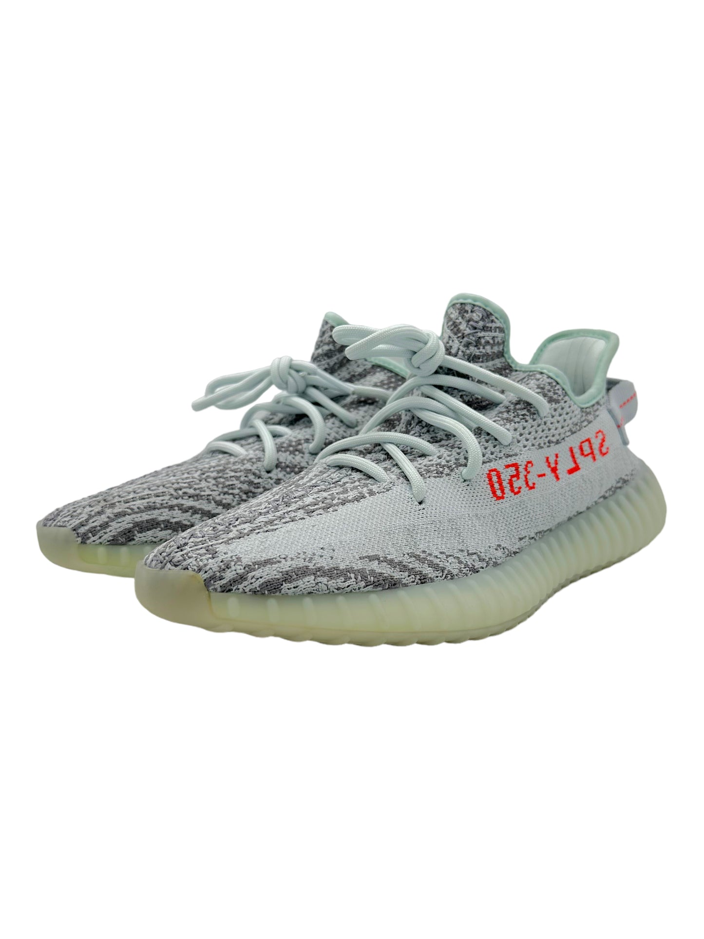 Adidas Yeezy 350 V2 Blue Tint Sneakers - Genuine Design Luxury Consignment. New & Pre-Owned Clothing, Shoes, & Accessories. Calgary, Canada