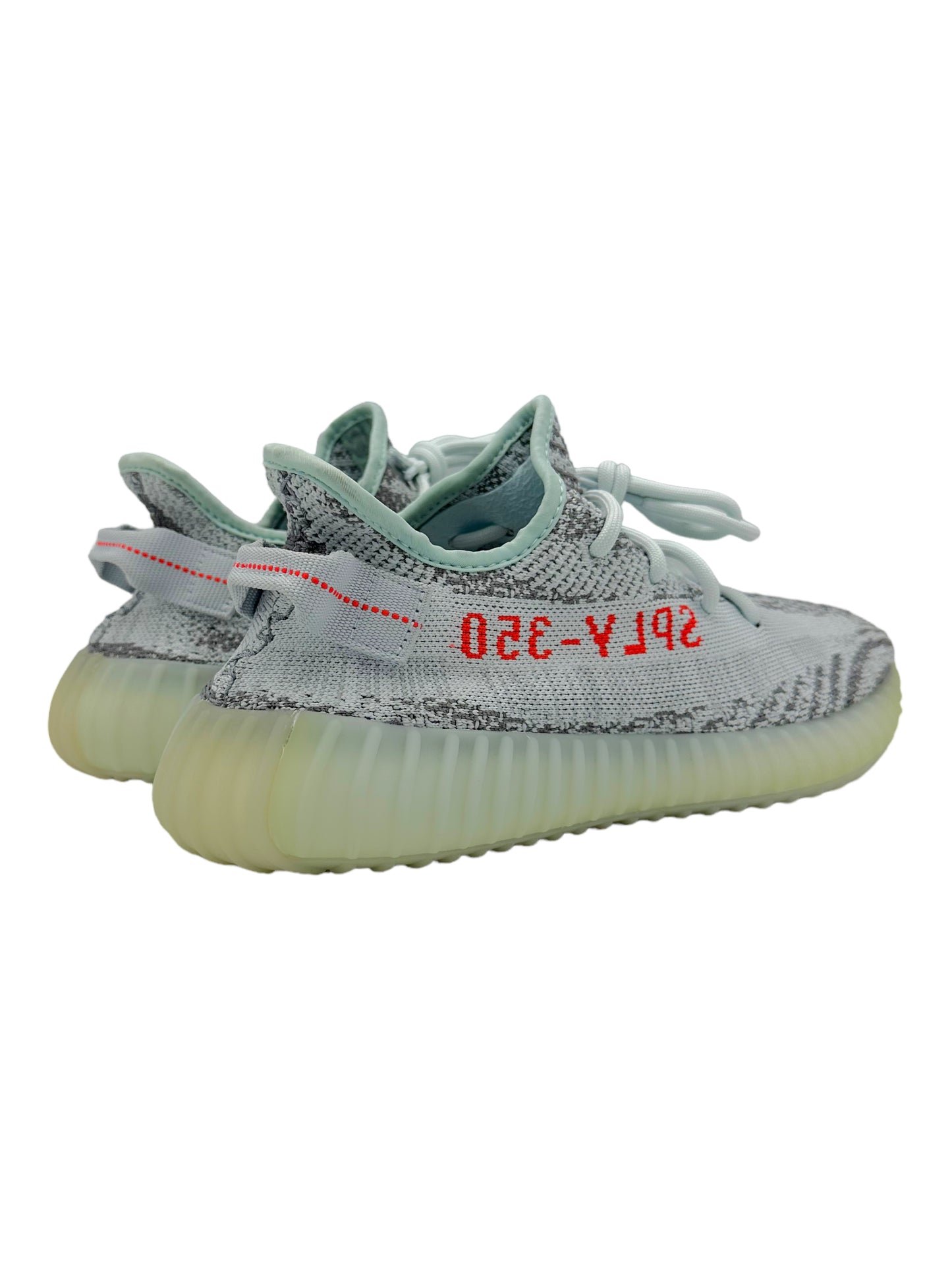 Adidas Yeezy 350 V2 Blue Tint Sneakers - Genuine Design Luxury Consignment. New & Pre-Owned Clothing, Shoes, & Accessories. Calgary, Canada