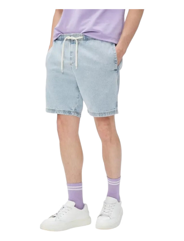 Koton Waist Tied Blue Jean Shorts