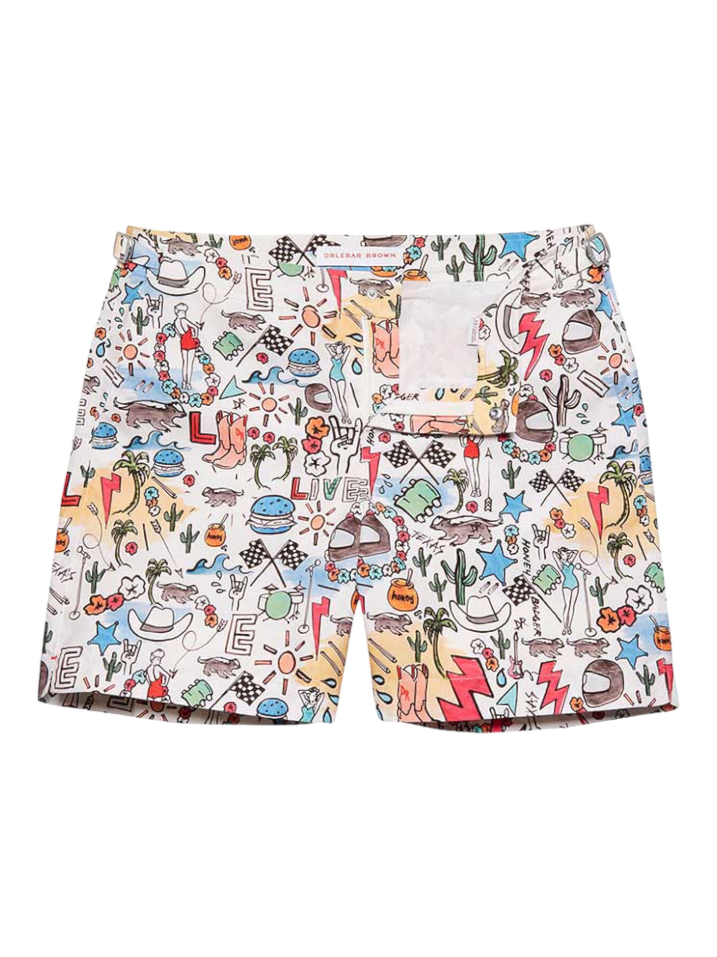 Orlebar Brown x Daniel Ricciardo "Austin" Mid-Length Swim Short - Genuine Design Luxury Consignment for Men. New & Pre-Owned Clothing, Shoes, & Accessories. Calgary, Canada